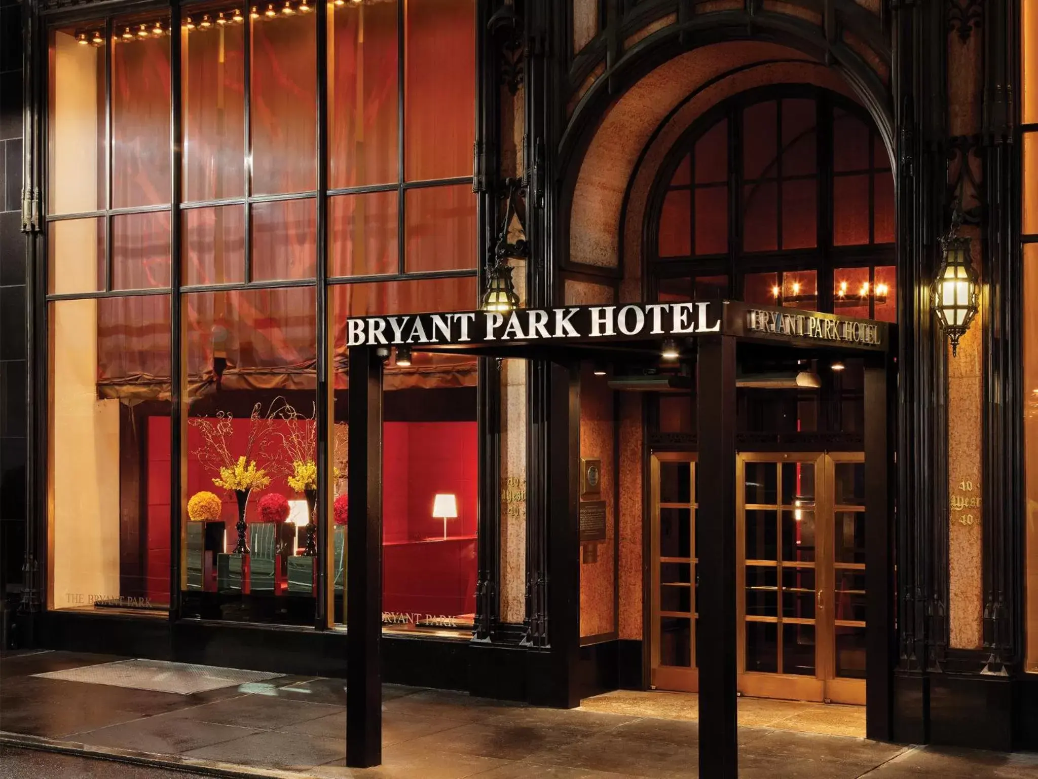 Facade/entrance in Bryant Park Hotel Facade/entrance in Bryant Park Hotel