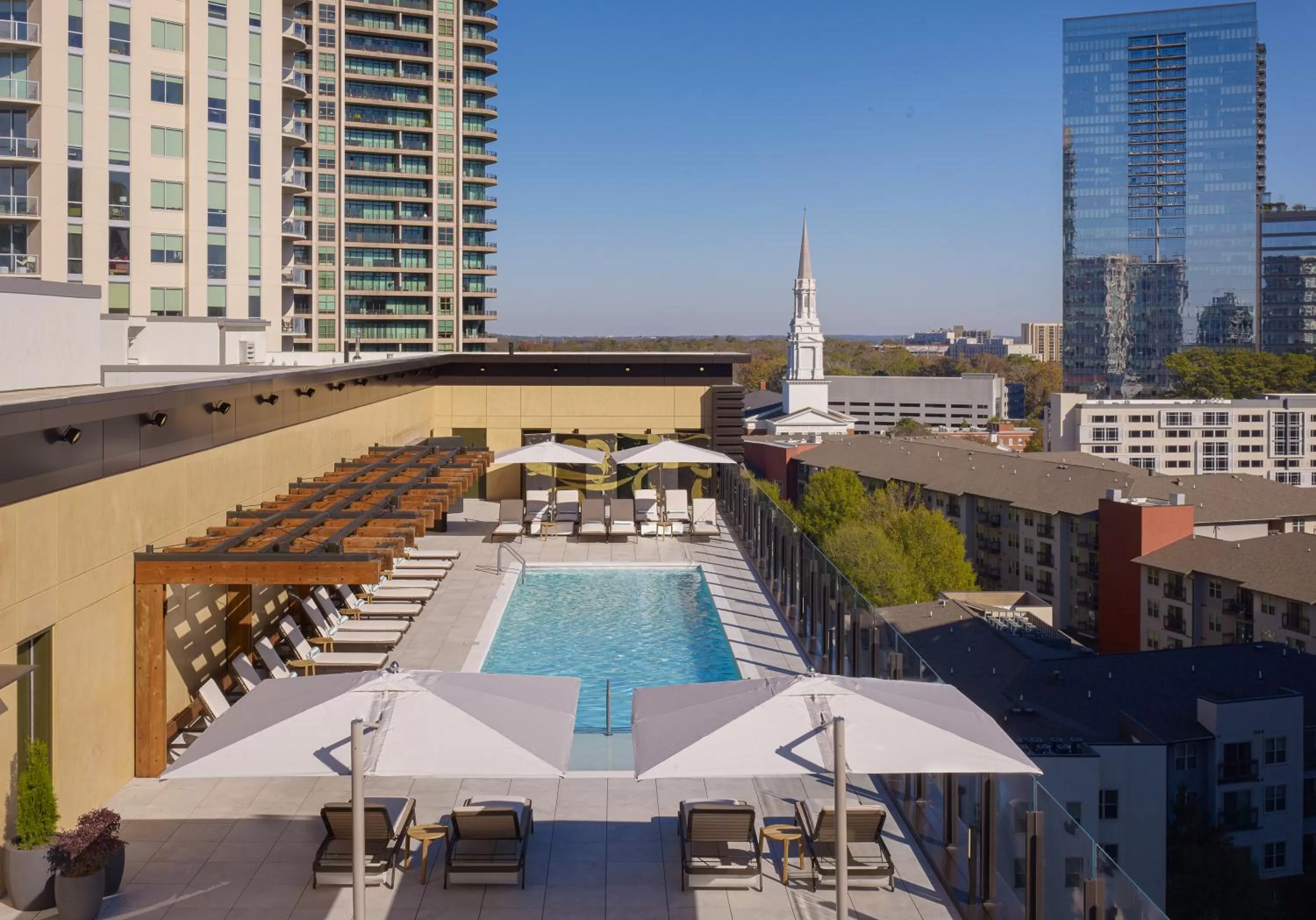 Patio in Nobu Hotel Atlanta