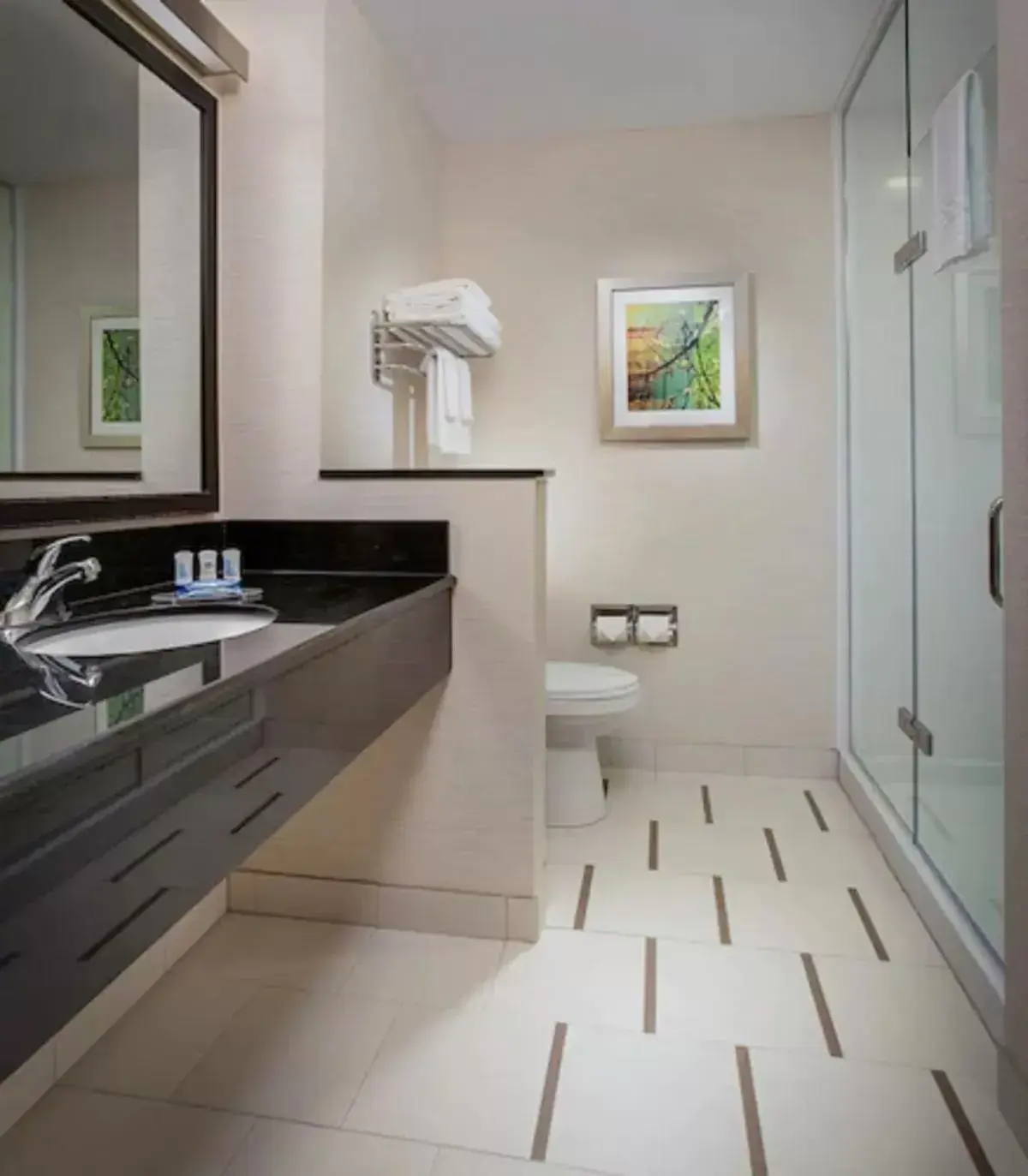 Bathroom in Fairfield Inn & Suites by Marriott North Bergen Bathroom in Fairfield Inn & Suites by Marriott North Bergen