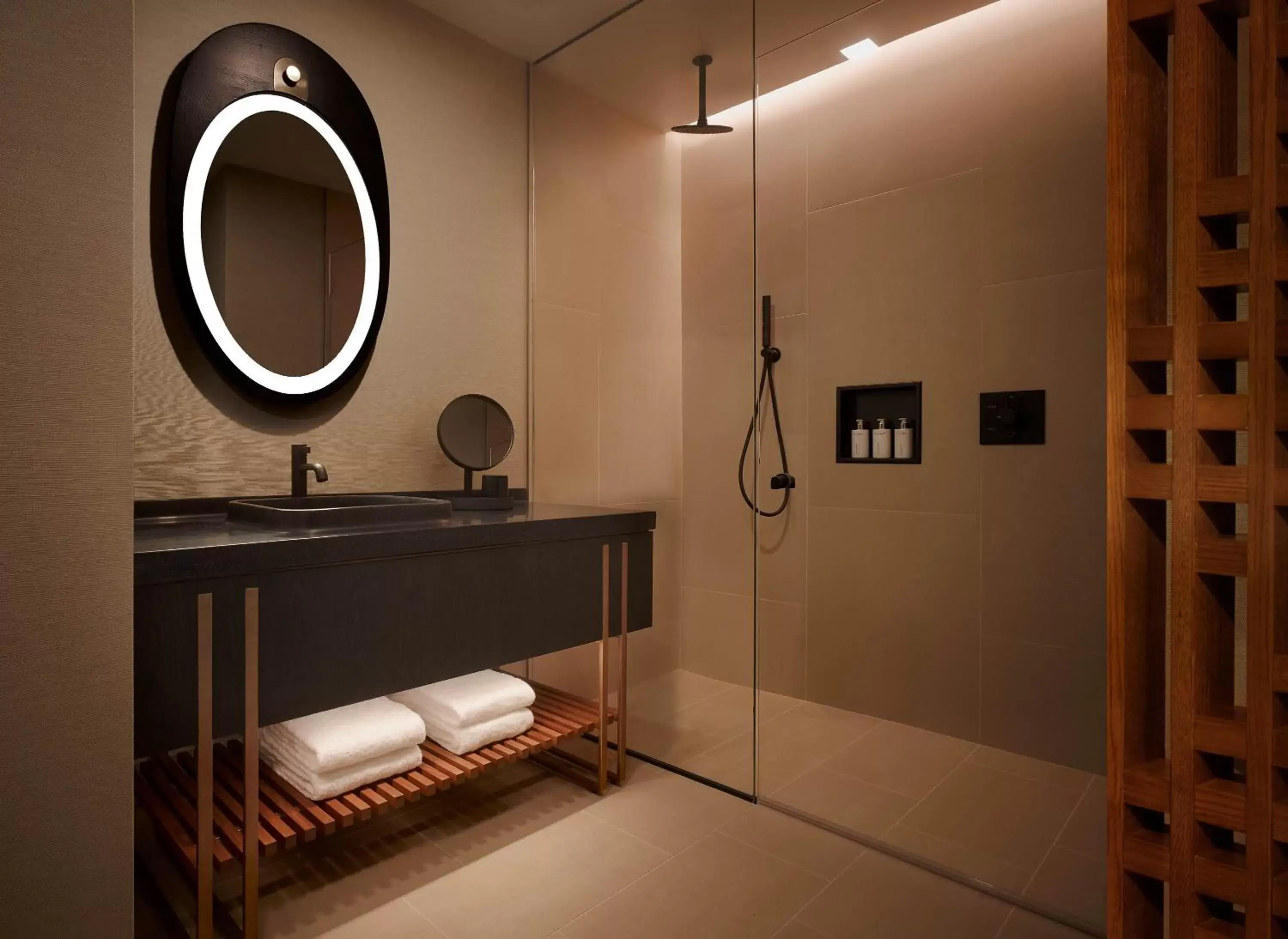 Bathroom in Nobu Hotel Atlanta Bathroom in Nobu Hotel Atlanta