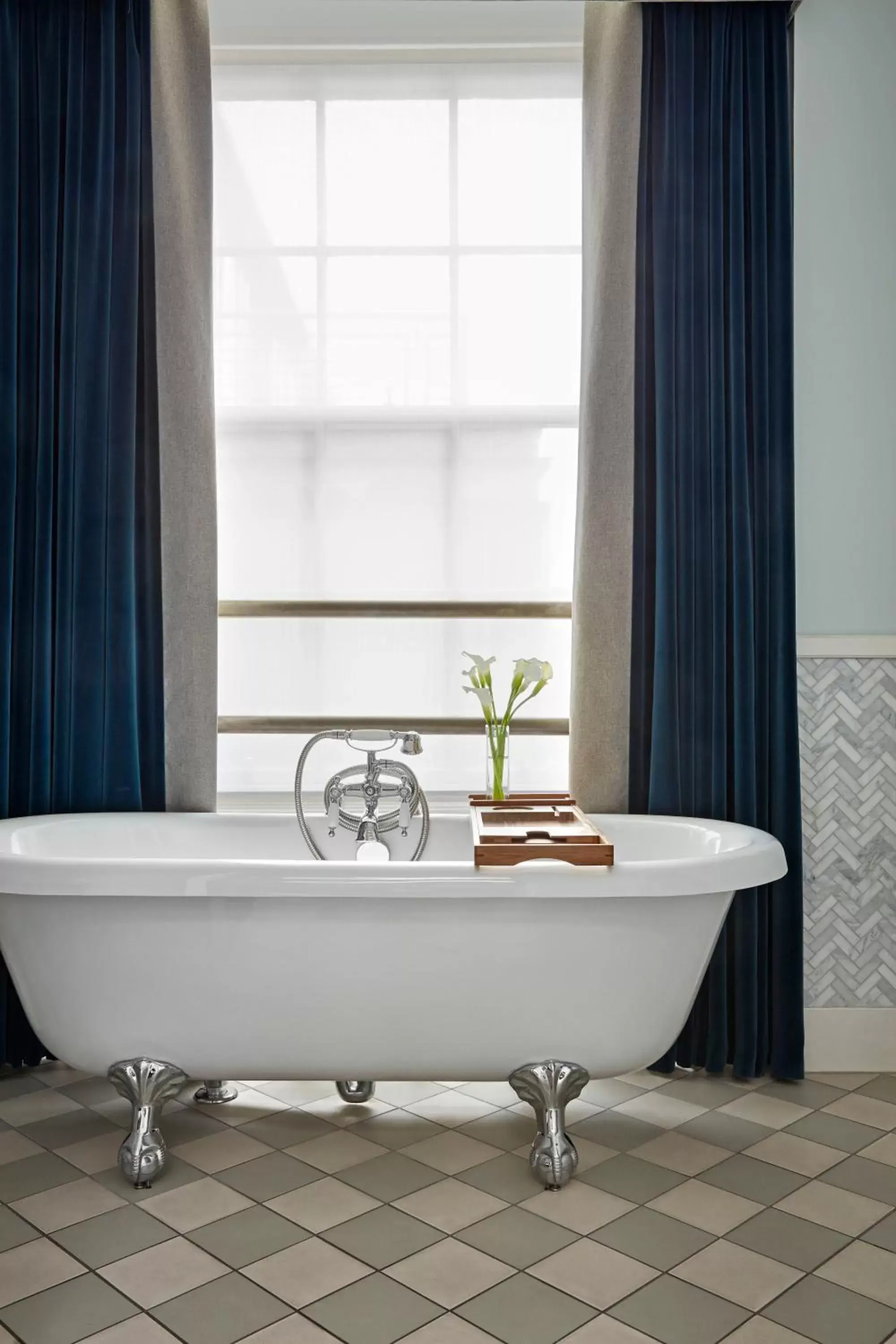 Bathroom in Kimpton Charlotte Square by IHG Bathroom in Kimpton Charlotte Square by IHG