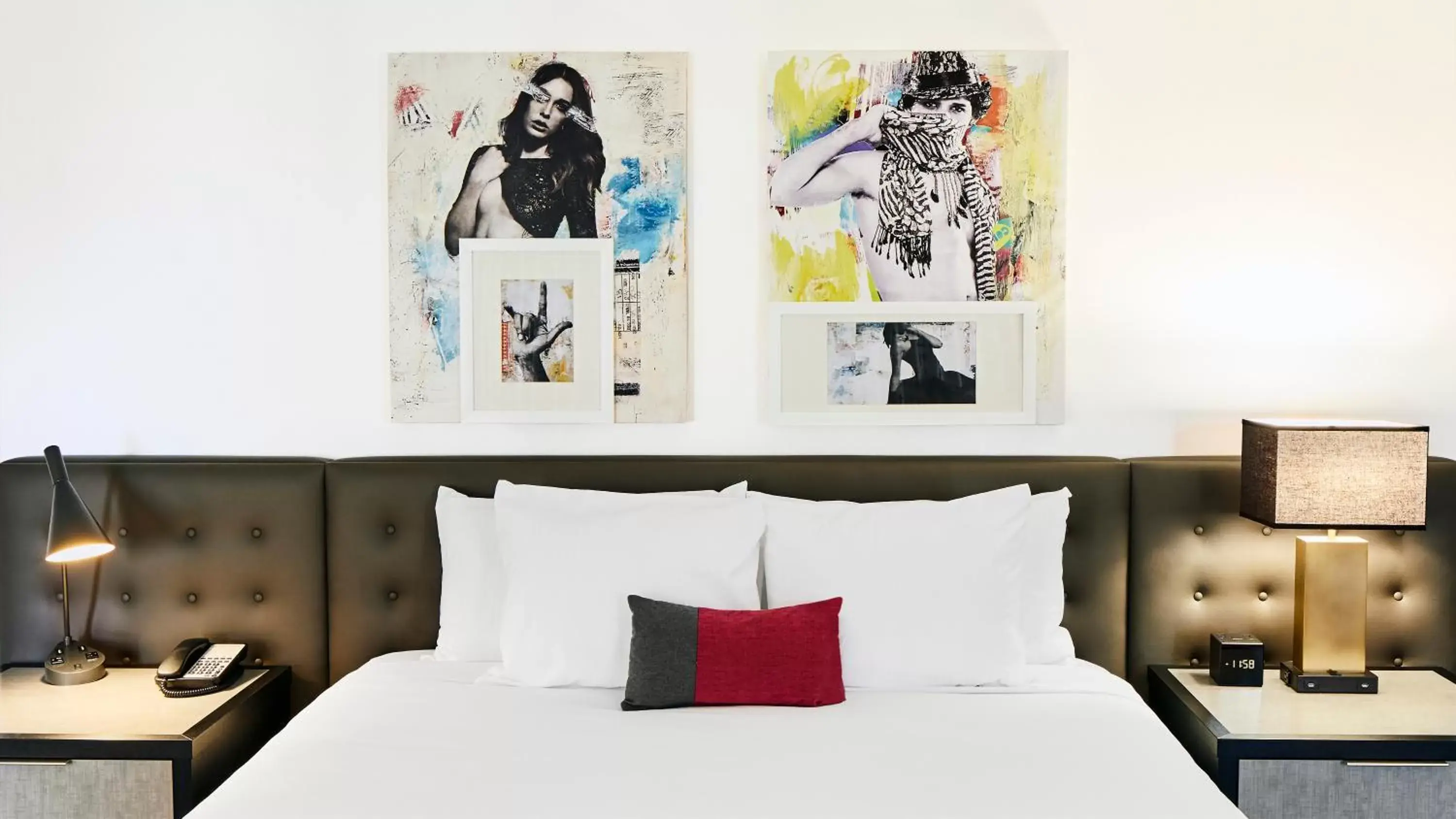 Bed in Planet Hollywood Resort & Casino Bed in Planet Hollywood Resort & Casino