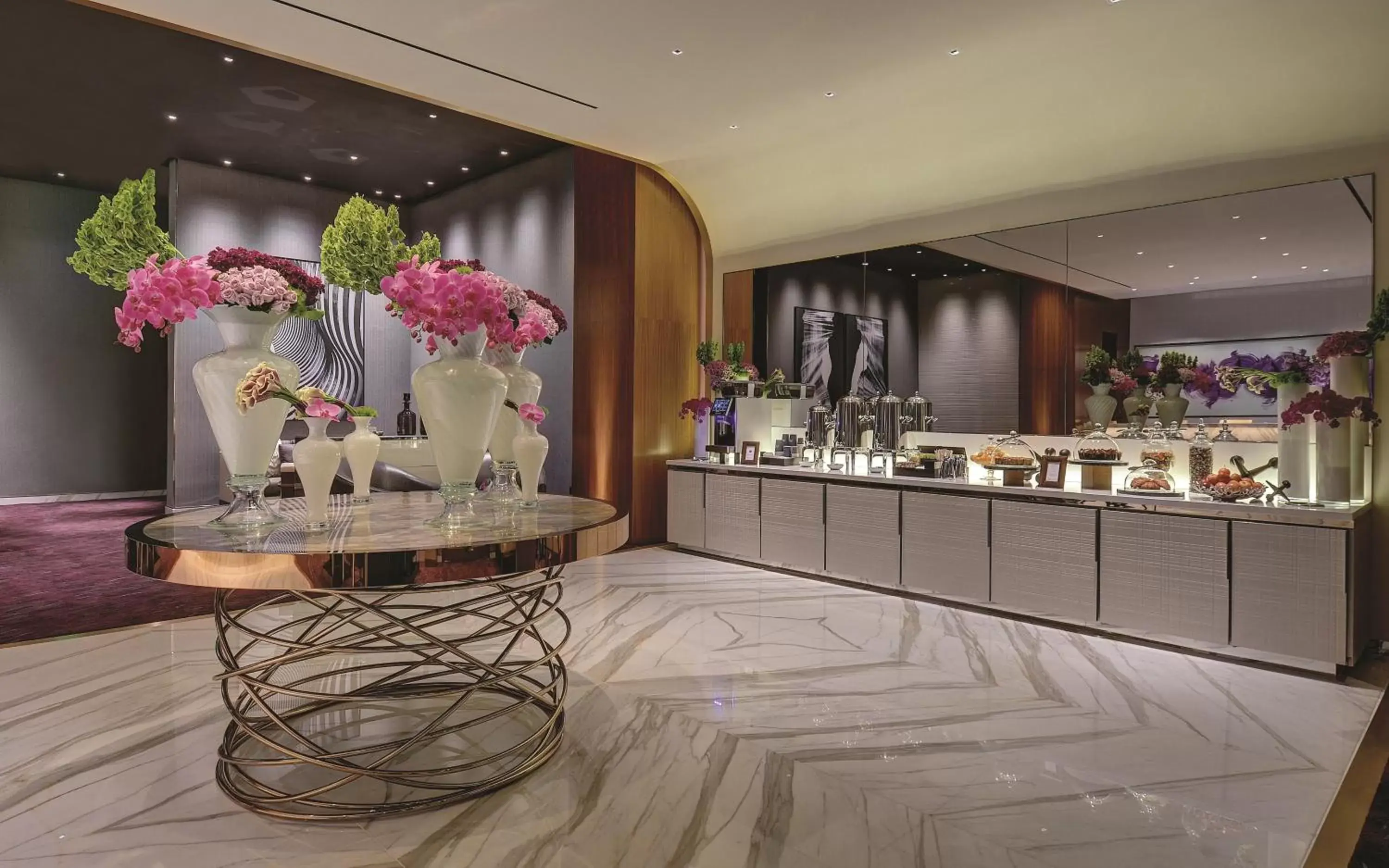 Lobby or reception in ARIA Resort & Casino Lobby or reception in ARIA Resort & Casino