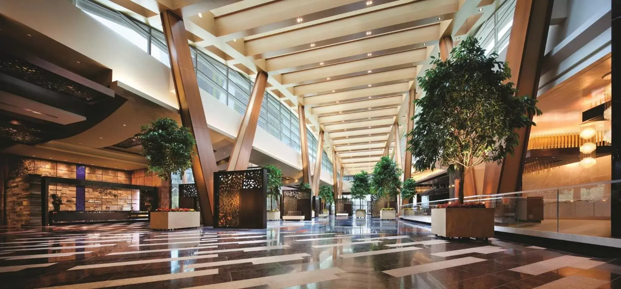 Lobby or reception in ARIA Resort & Casino Lobby or reception in ARIA Resort & Casino