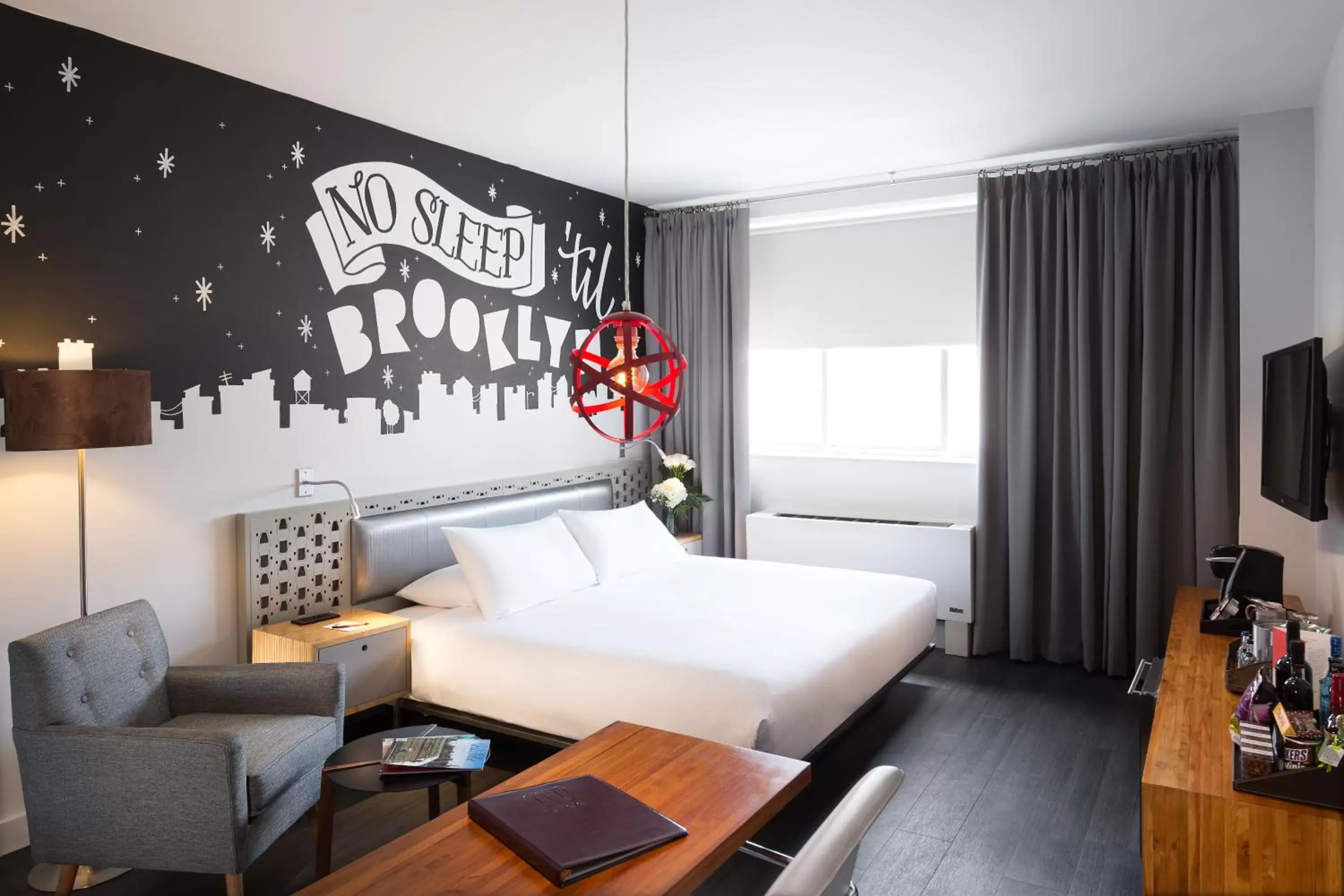 Photo of the whole room, Bed in NU Hotel Photo of the whole room, Bed in NU Hotel