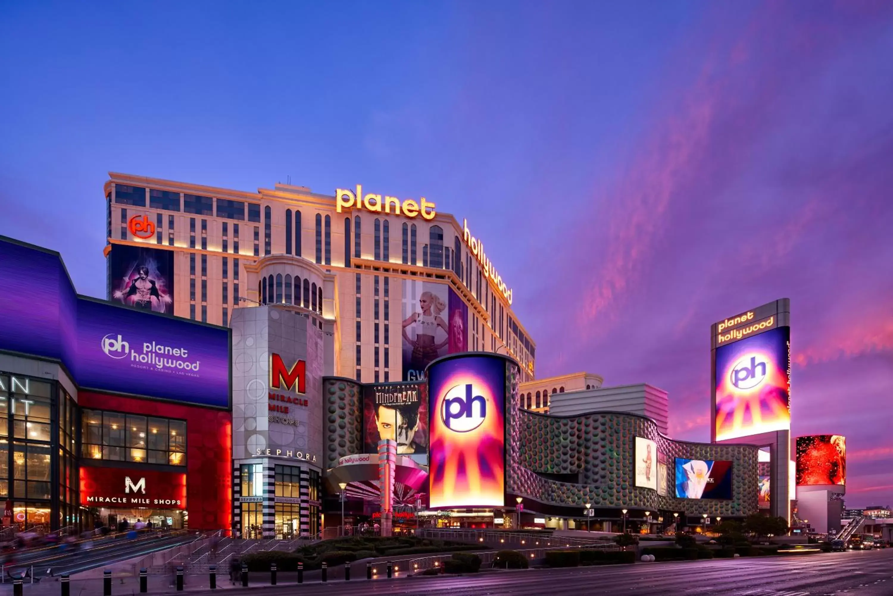 Property building in Planet Hollywood Resort & Casino Property building in Planet Hollywood Resort & Casino