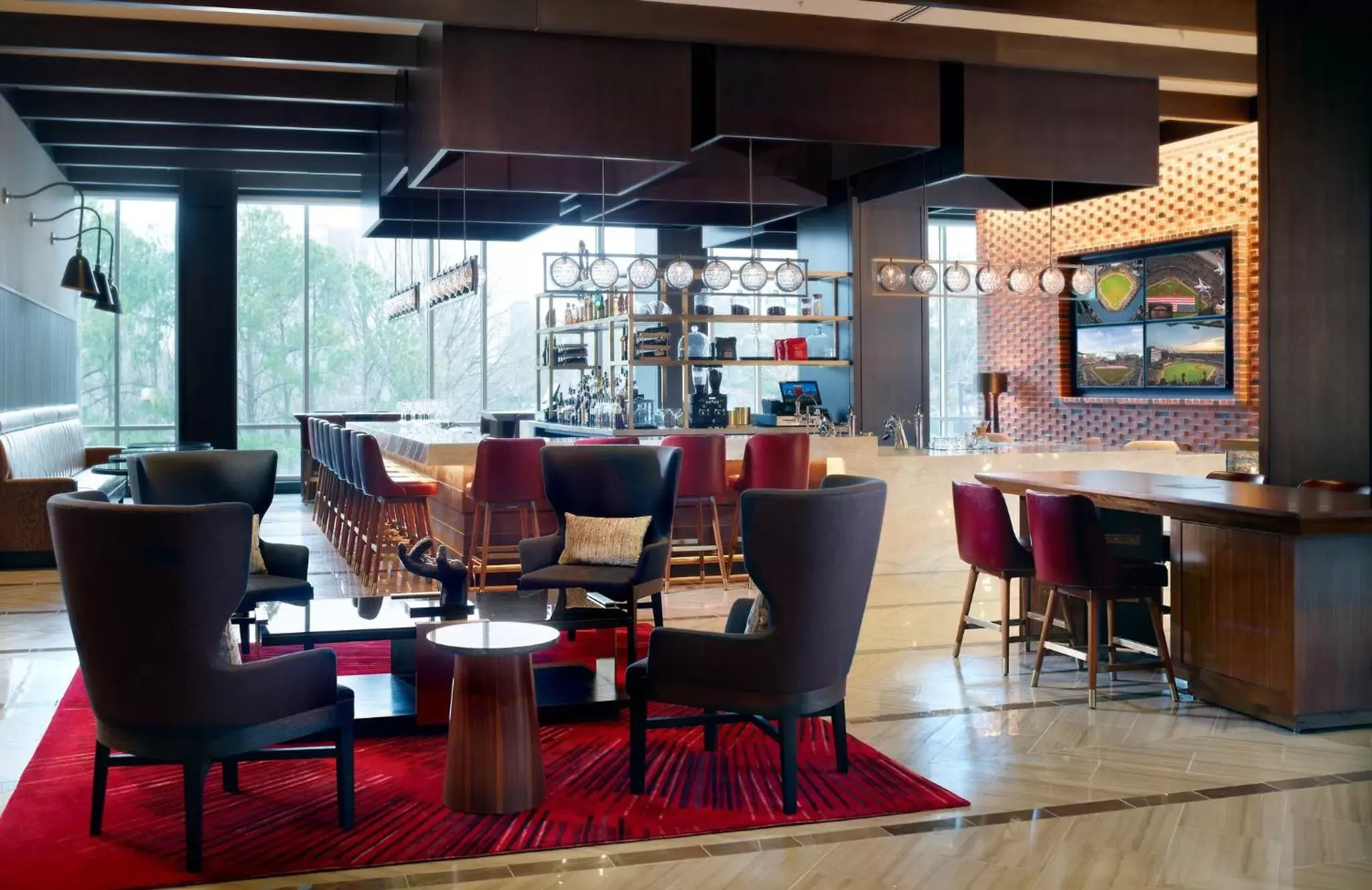 Lounge or bar in Omni Hotel at the Battery Atlanta Lounge or bar in Omni Hotel at the Battery Atlanta