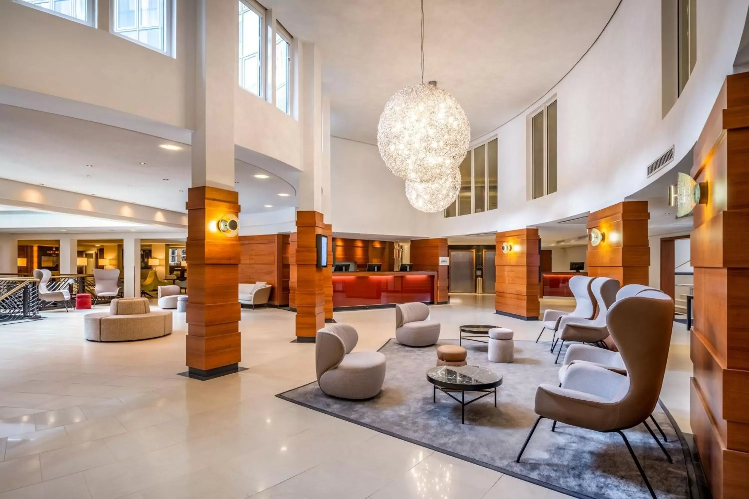 Lobby or reception in Cologne Marriott Hotel Lobby or reception in Cologne Marriott Hotel