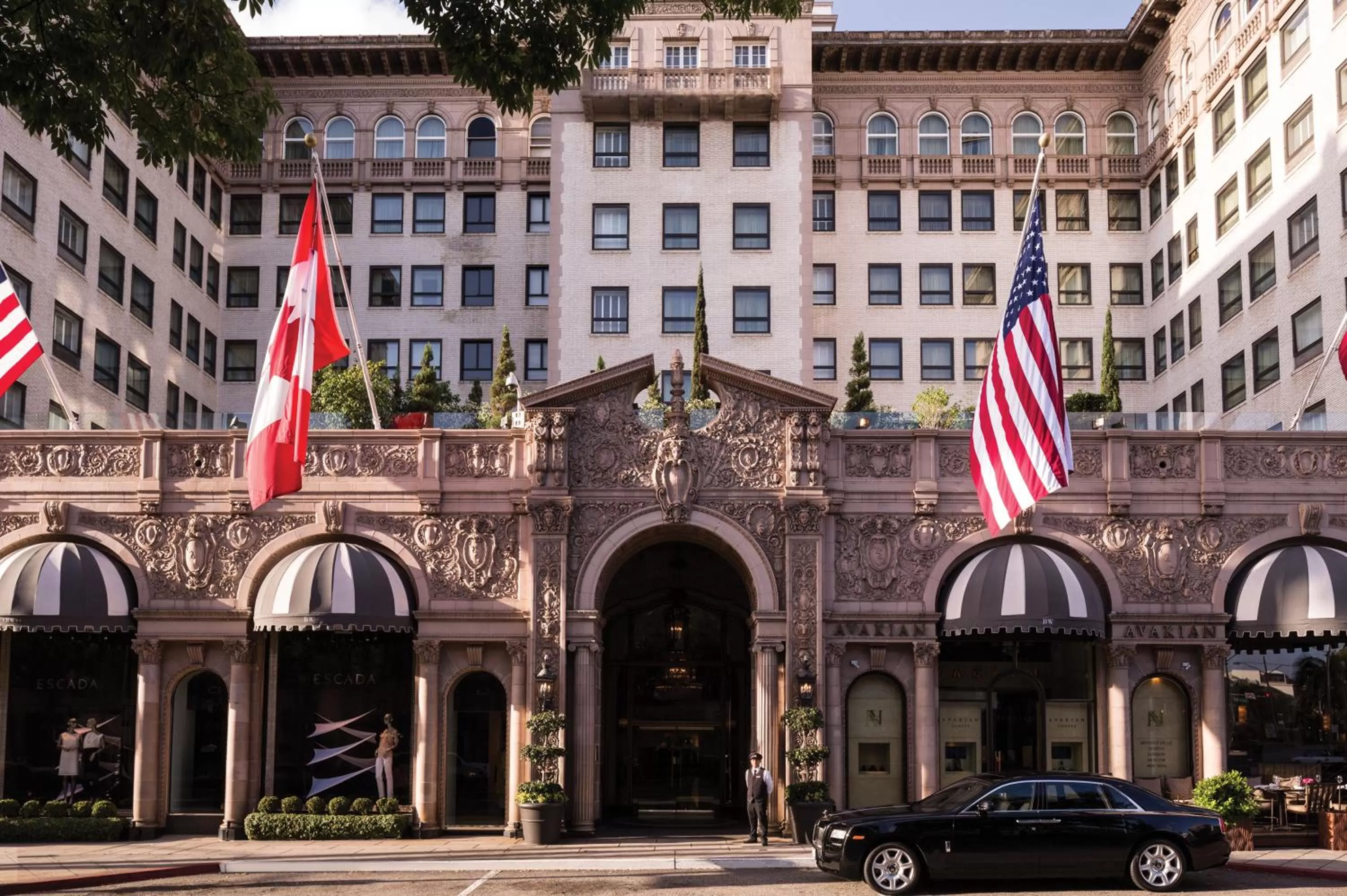 Property building in Beverly Wilshire, Beverly Hills, A Four Seasons Hotel