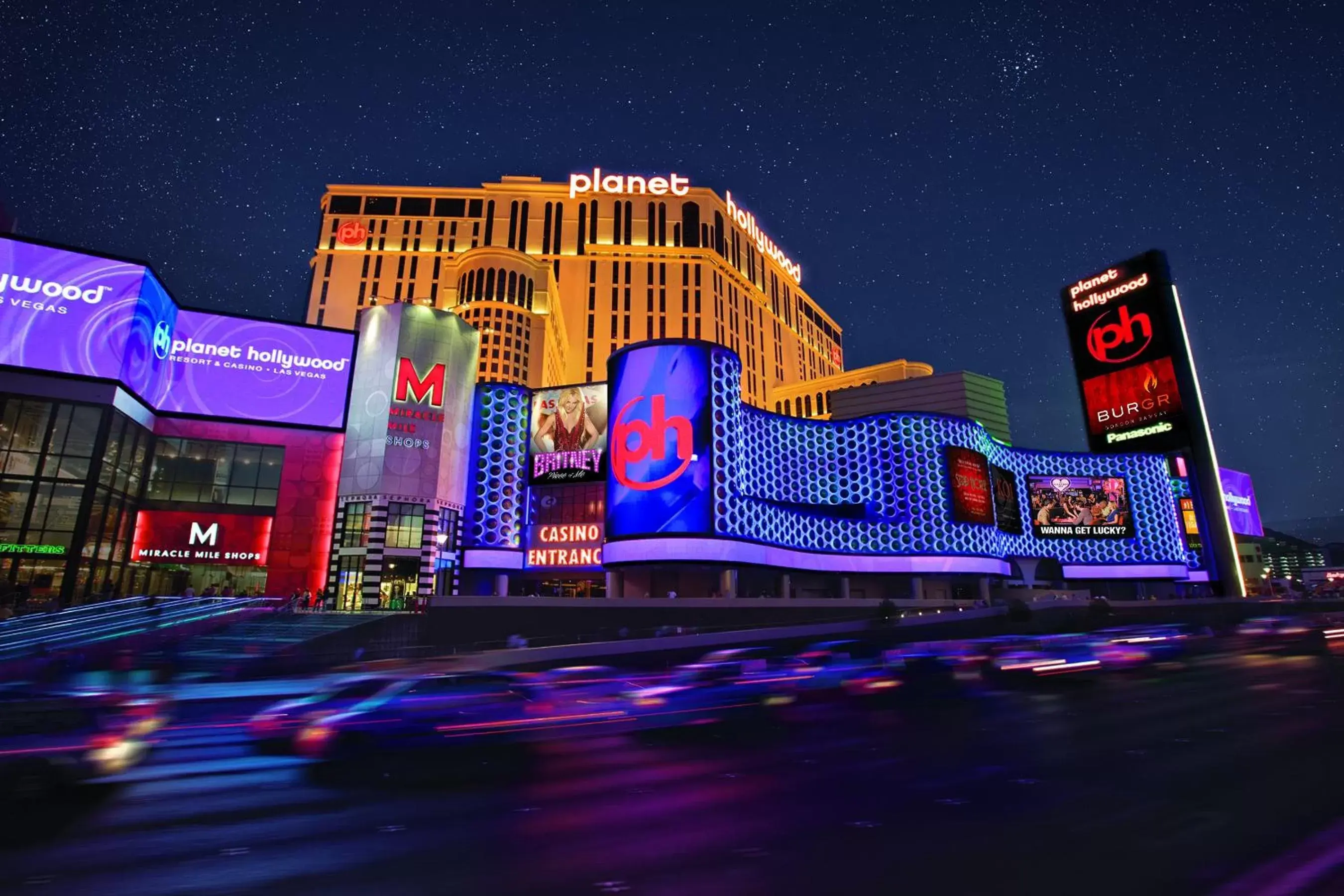 Property building in Planet Hollywood Resort & Casino Property building in Planet Hollywood Resort & Casino
