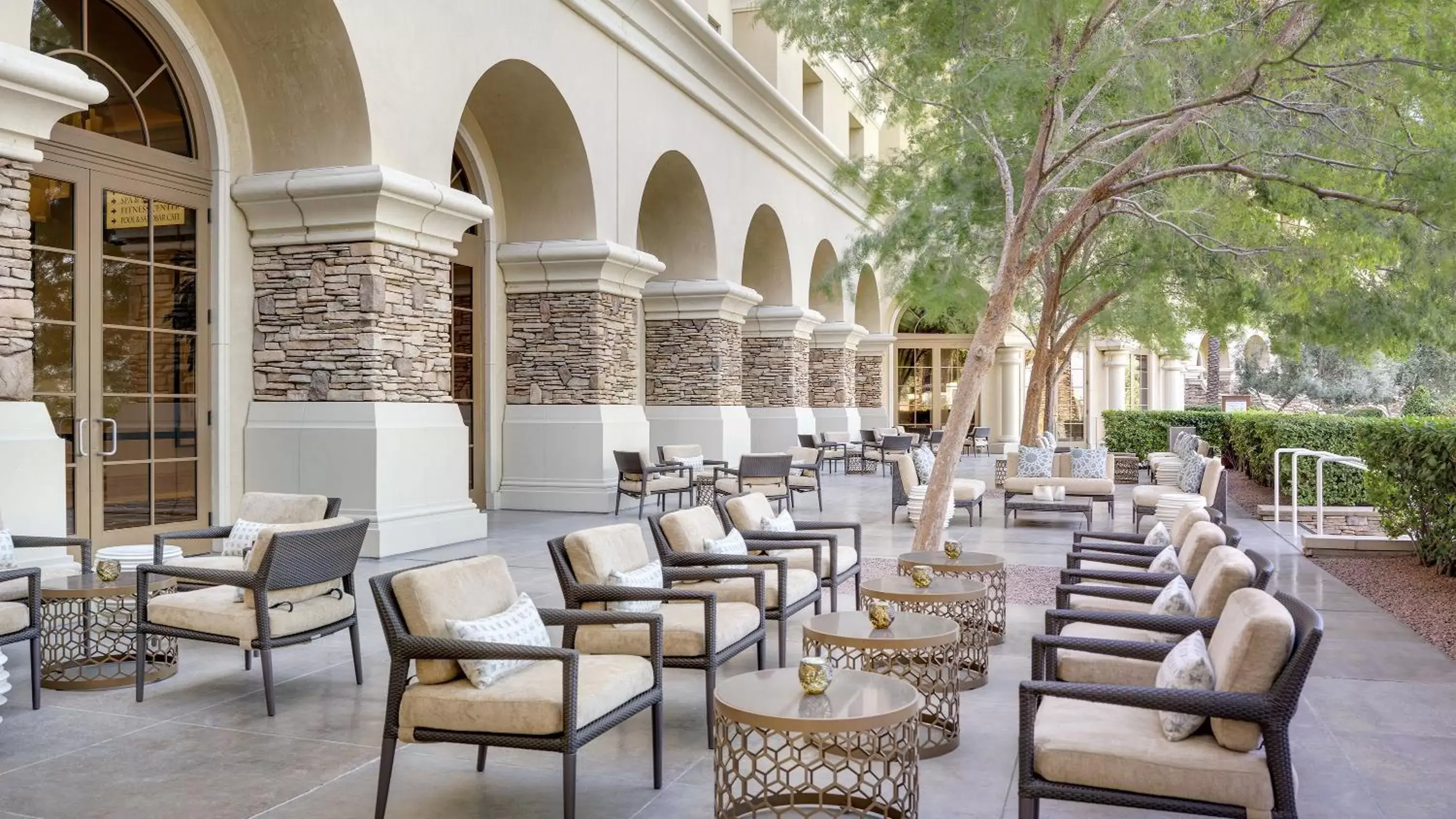 Patio in Green Valley Ranch Resort Spa Casino Patio in Green Valley Ranch Resort Spa Casino