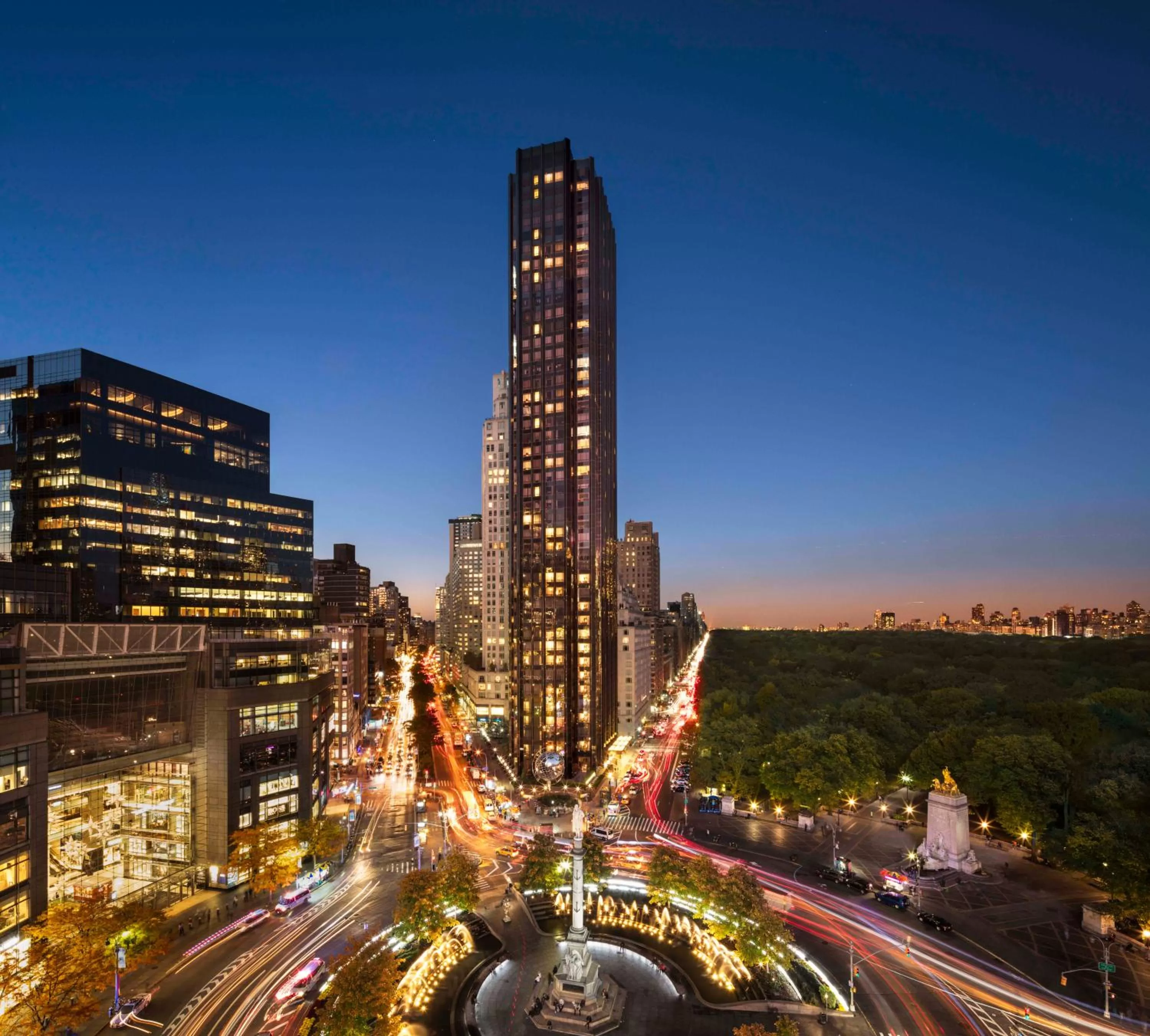 Bird's eye view in Trump International New York