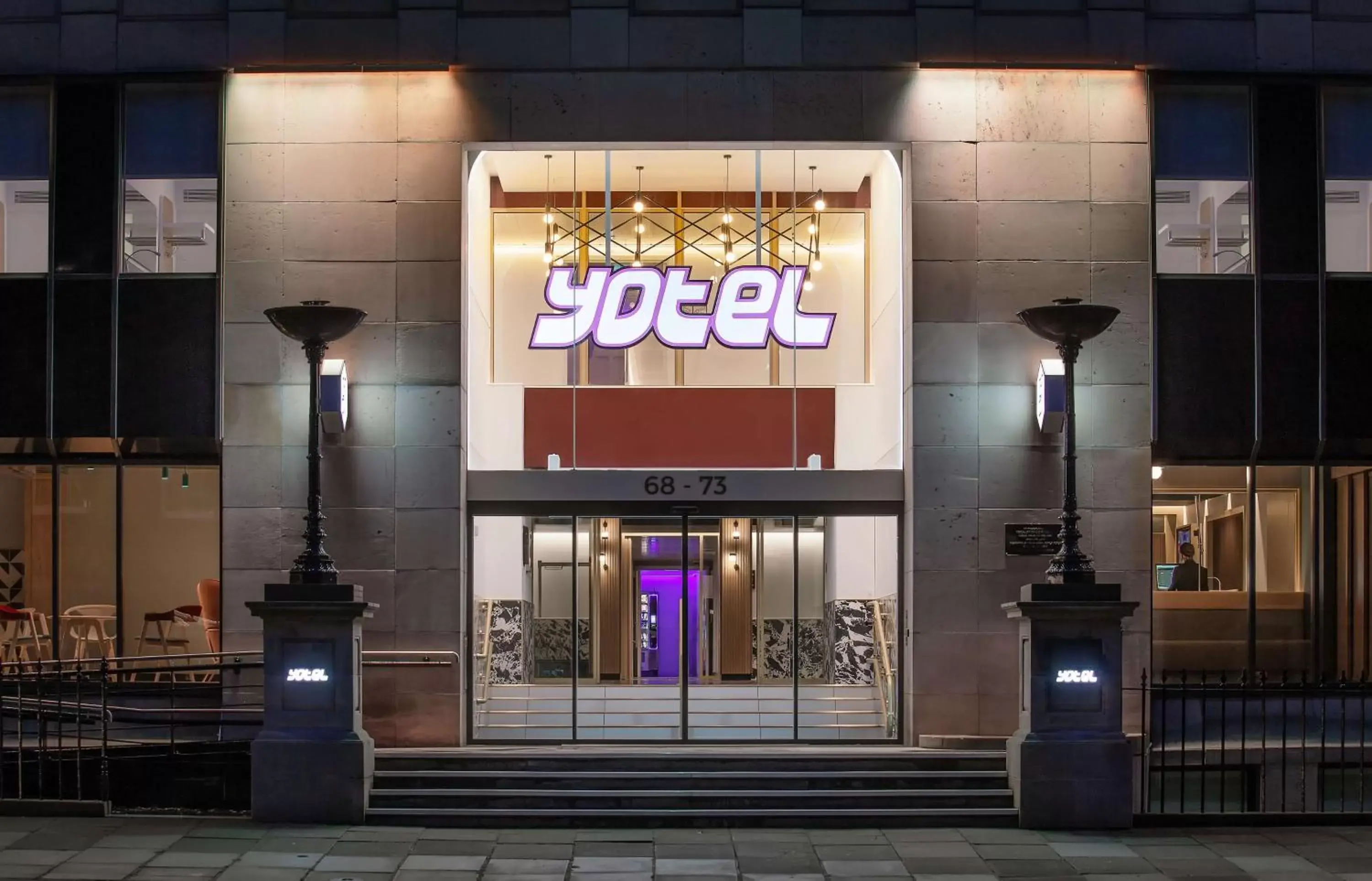 Property building in YOTEL Edinburgh Property building in YOTEL Edinburgh
