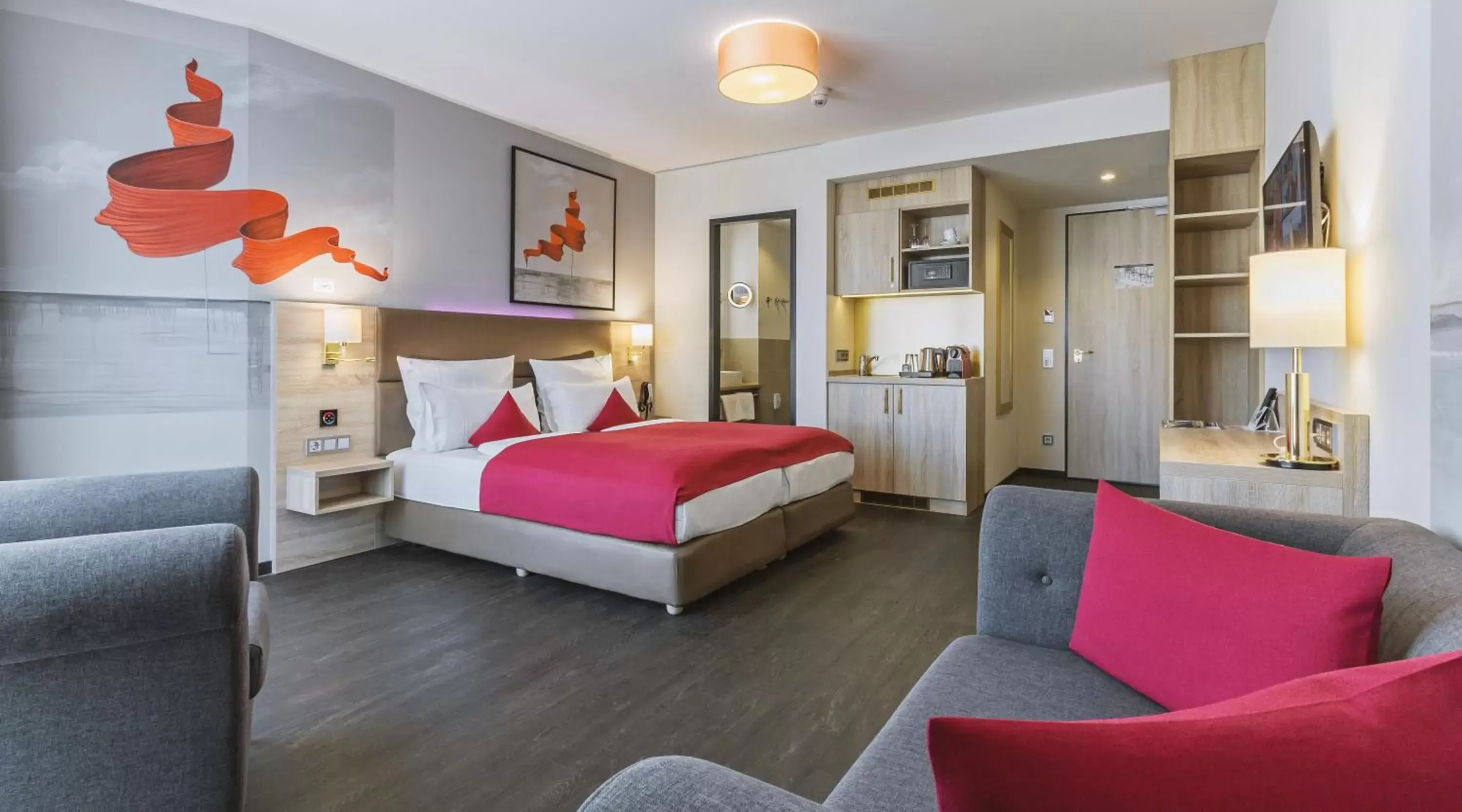 Photo of the whole room, Bed in Stay! Hotel Boardinghouse Photo of the whole room, Bed in Stay! Hotel Boardinghouse