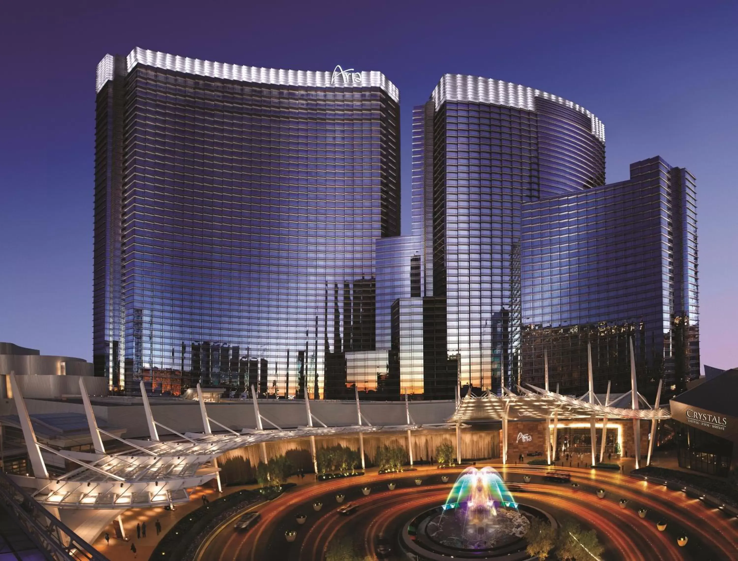 Property building in ARIA Resort & Casino Property building in ARIA Resort & Casino