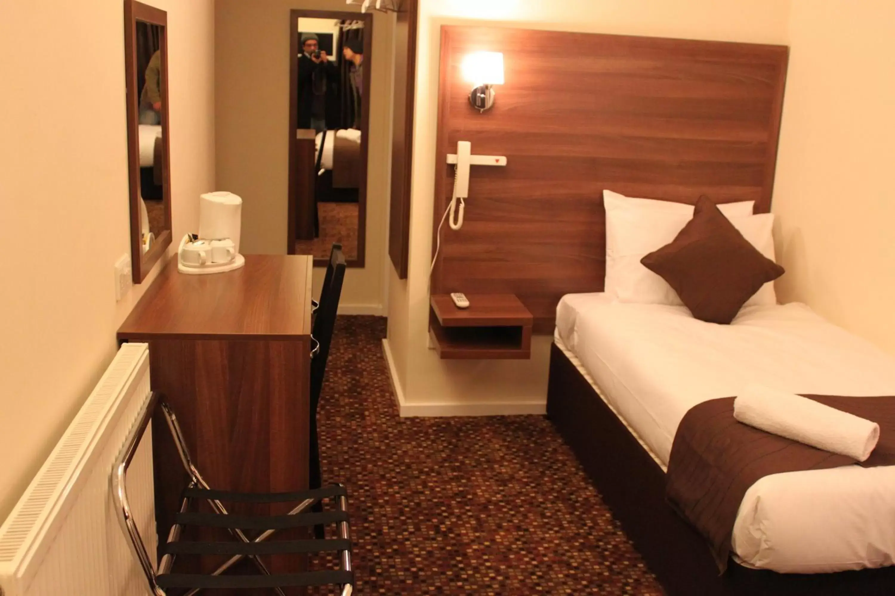 Photo of the whole room, Bed in Prince Regent Hotel Excel London Photo of the whole room, Bed in Prince Regent Hotel Excel London