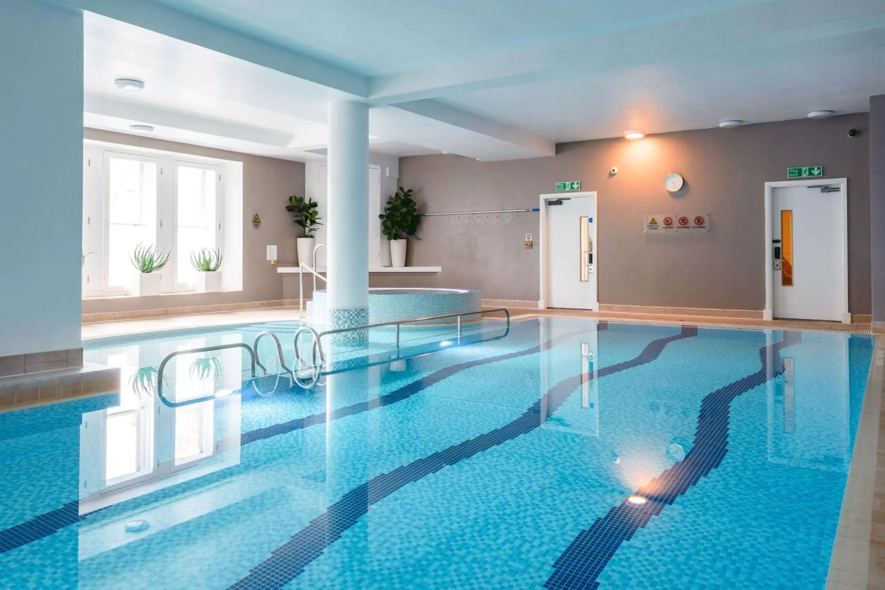 Swimming pool in The Caledonian Edinburgh, Curio Collection by Hilton Swimming pool in The Caledonian Edinburgh, Curio Collection by Hilton