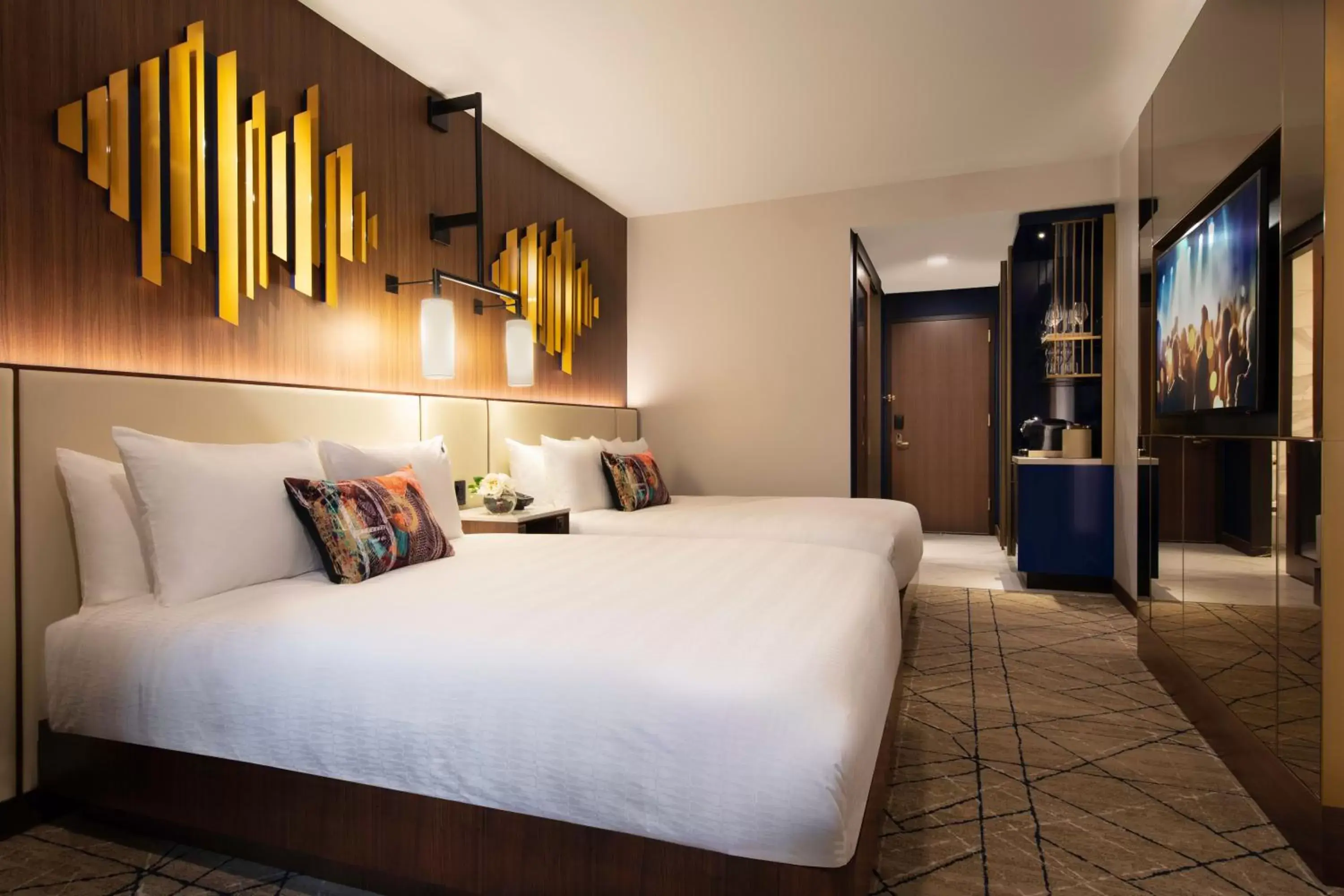 Bed in Hard Rock Hotel New York Bed in Hard Rock Hotel New York
