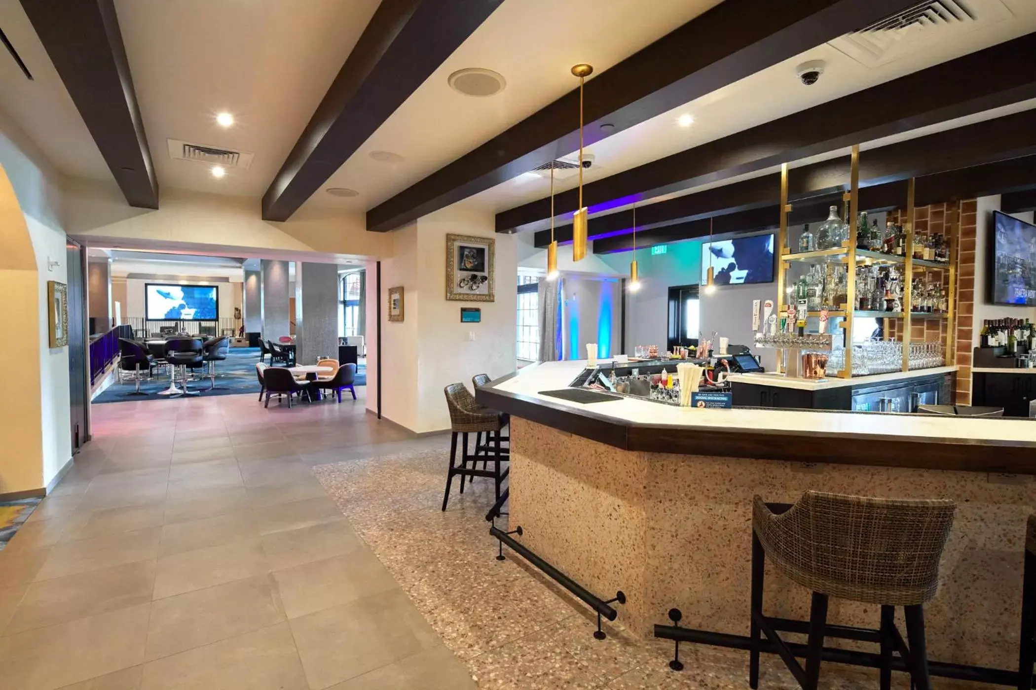Lounge or bar in Universal's Hard Rock Hotel® Lounge or bar in Universal's Hard Rock Hotel®