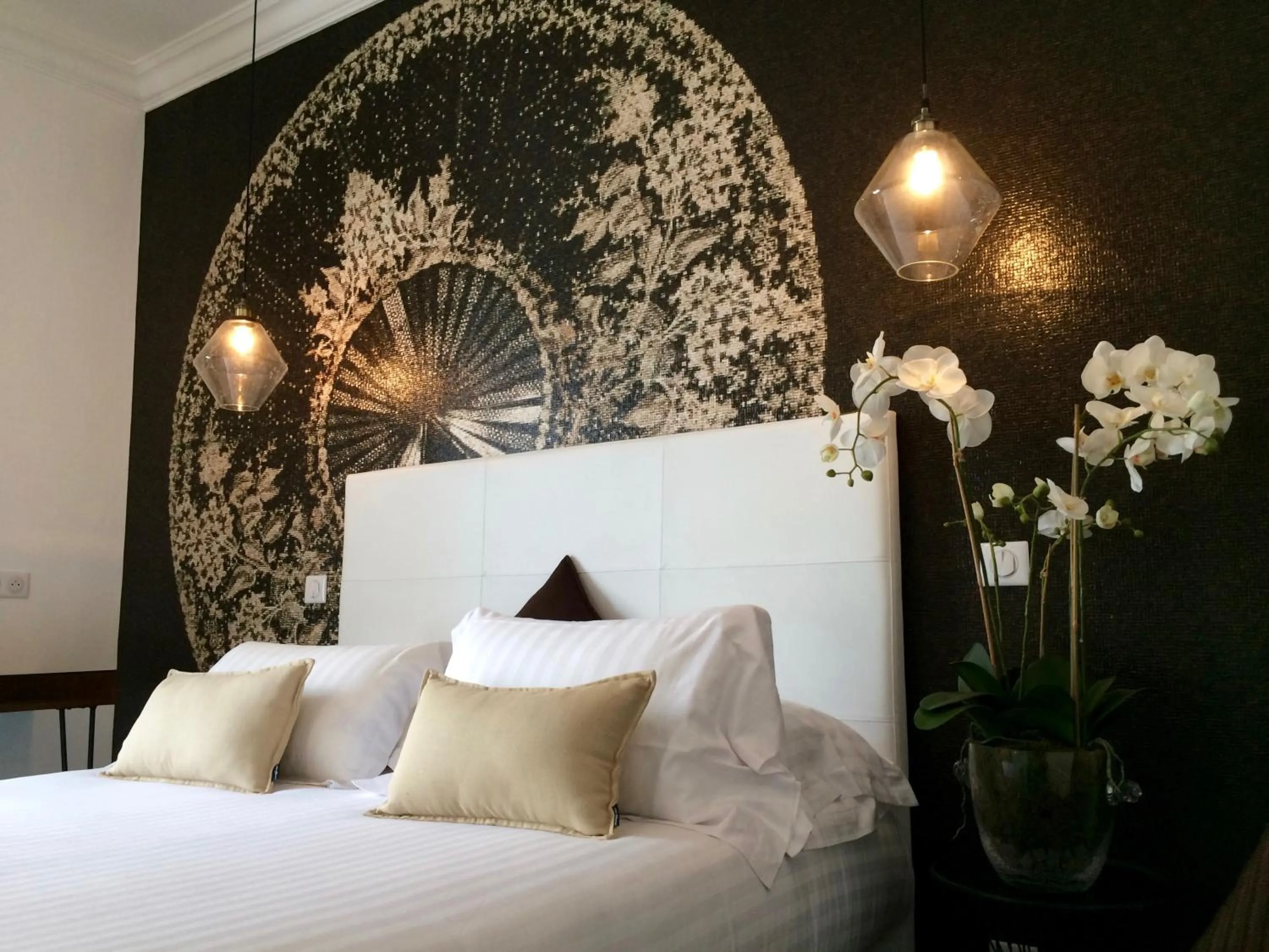 Photo of the whole room, Bed in Hotel Villa Rose