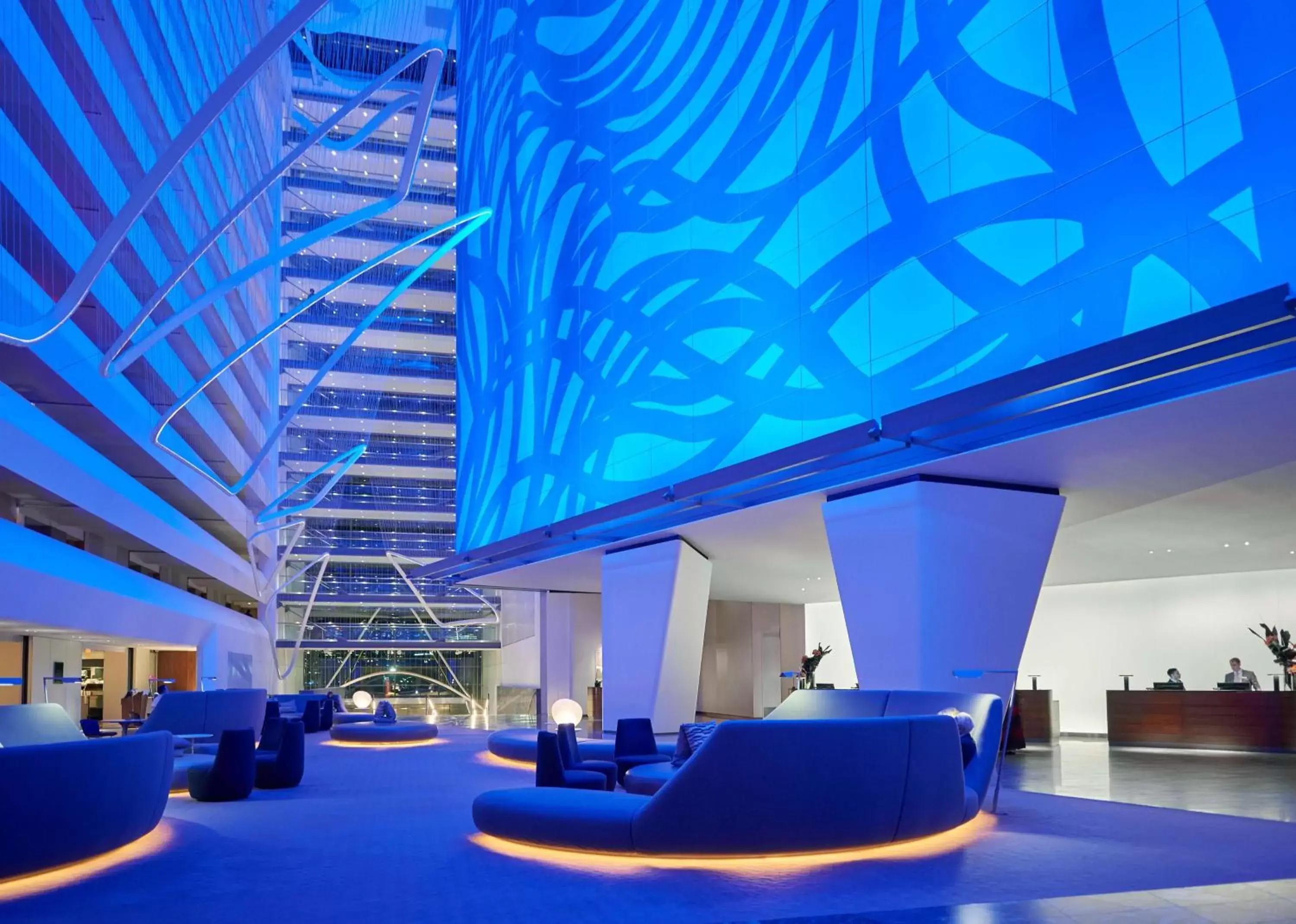 Lobby or reception in Conrad New York Downtown Lobby or reception in Conrad New York Downtown