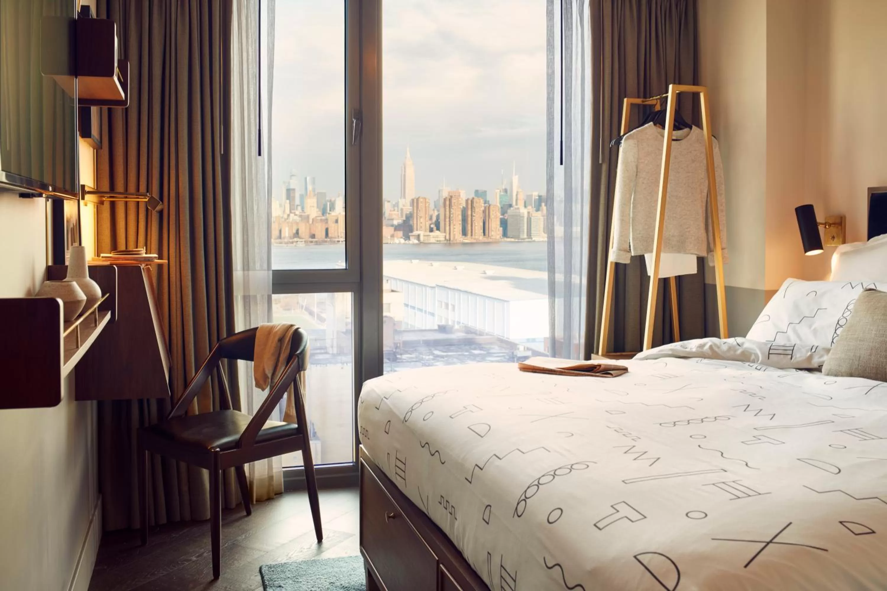 City view, Bed in The Hoxton, Williamsburg