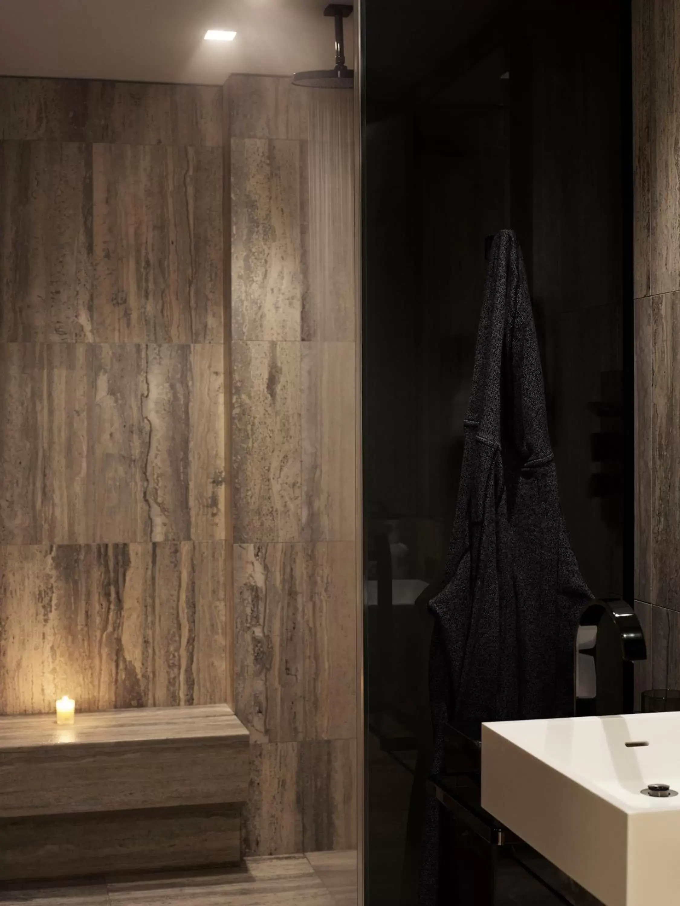 Bathroom in Equinox Hotel New York Bathroom in Equinox Hotel New York