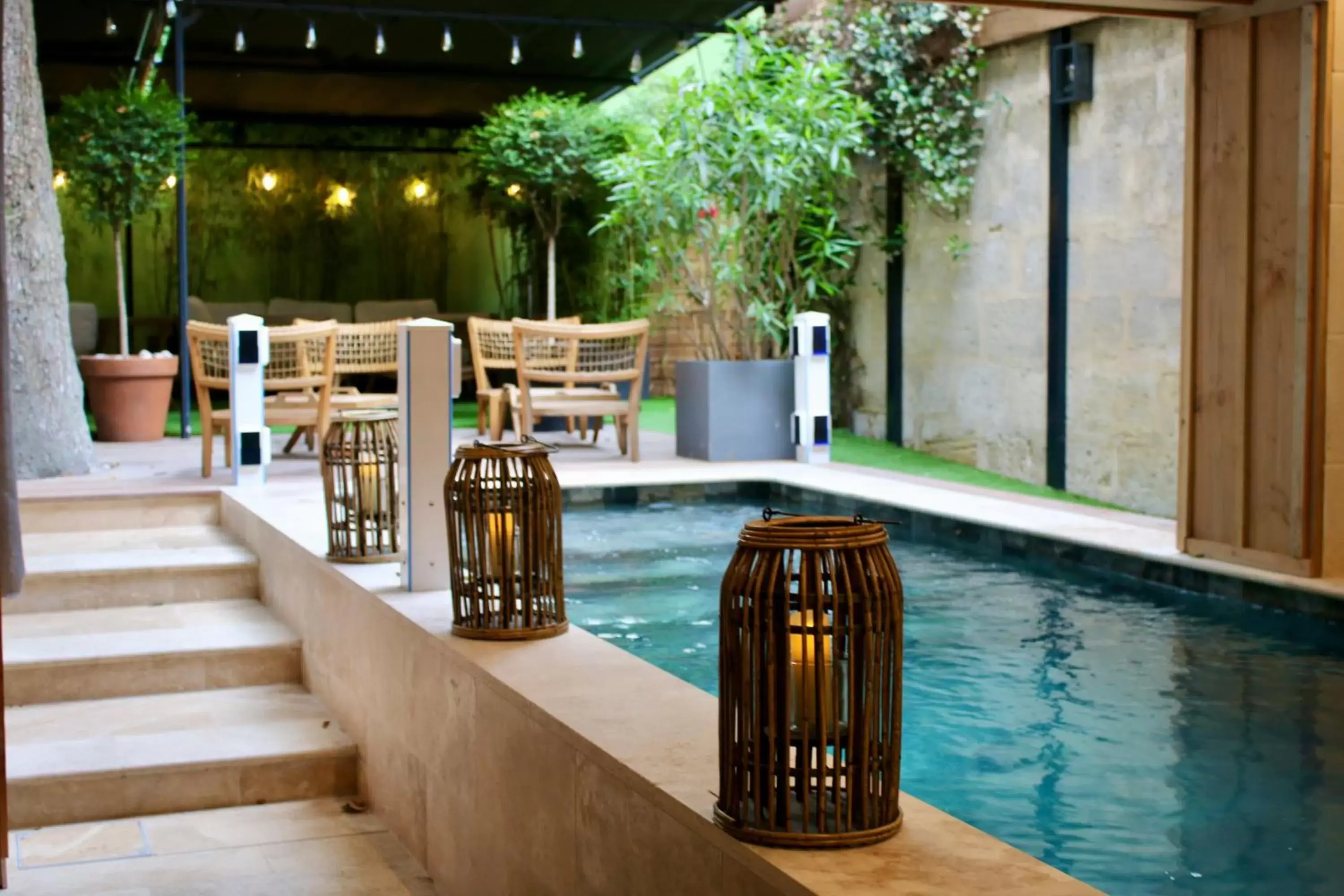 Swimming pool in Le Boutique Hotel & Spa Swimming pool in Le Boutique Hotel & Spa