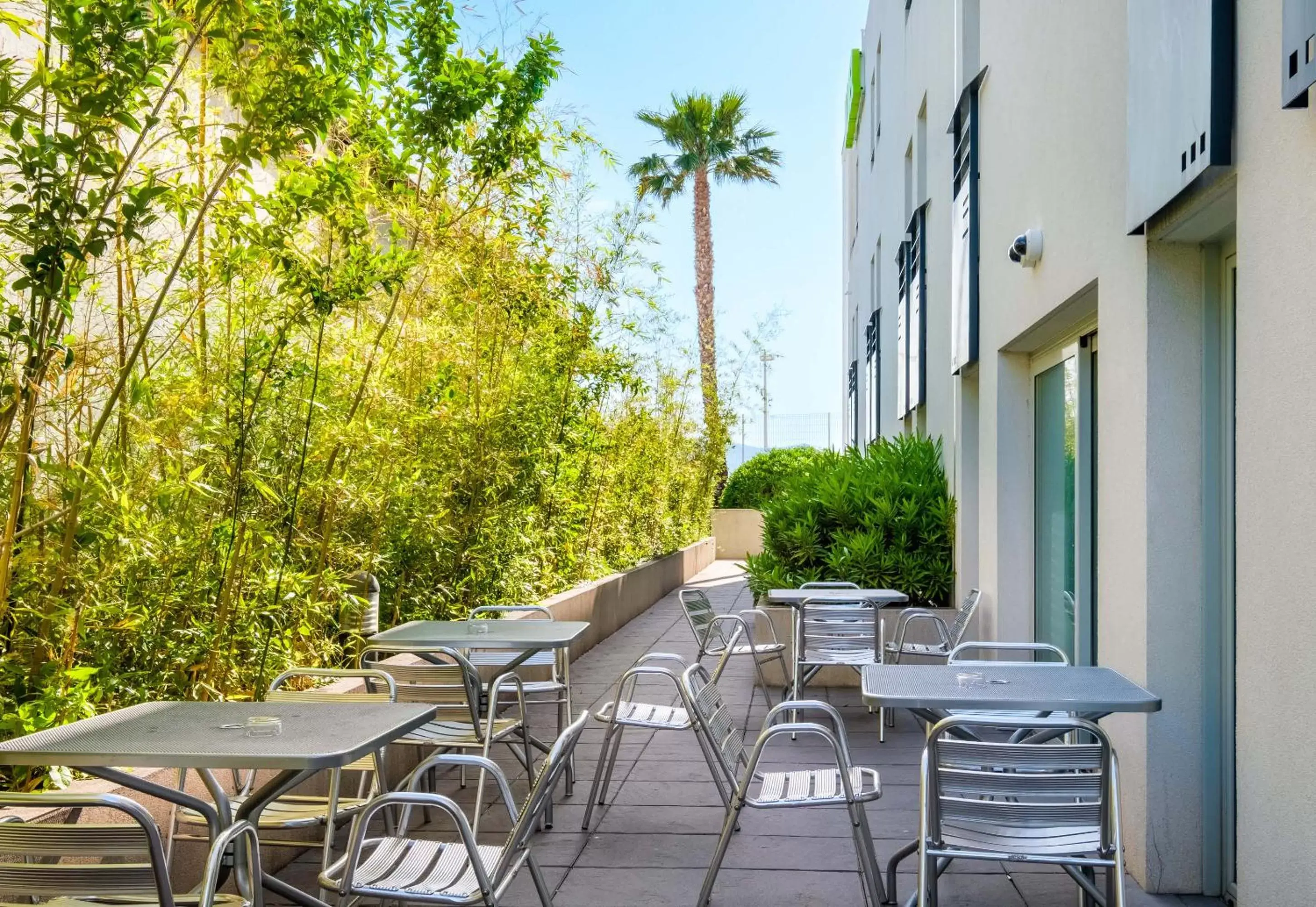 Patio in B&B HOTEL Cannes La Bocca Plage Patio in B&B HOTEL Cannes La Bocca Plage