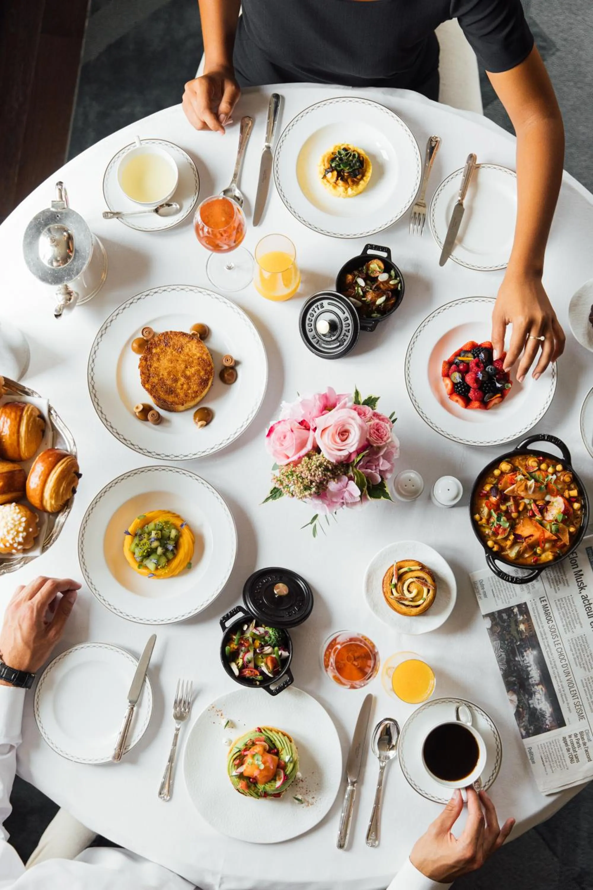 Breakfast in The Peninsula Paris