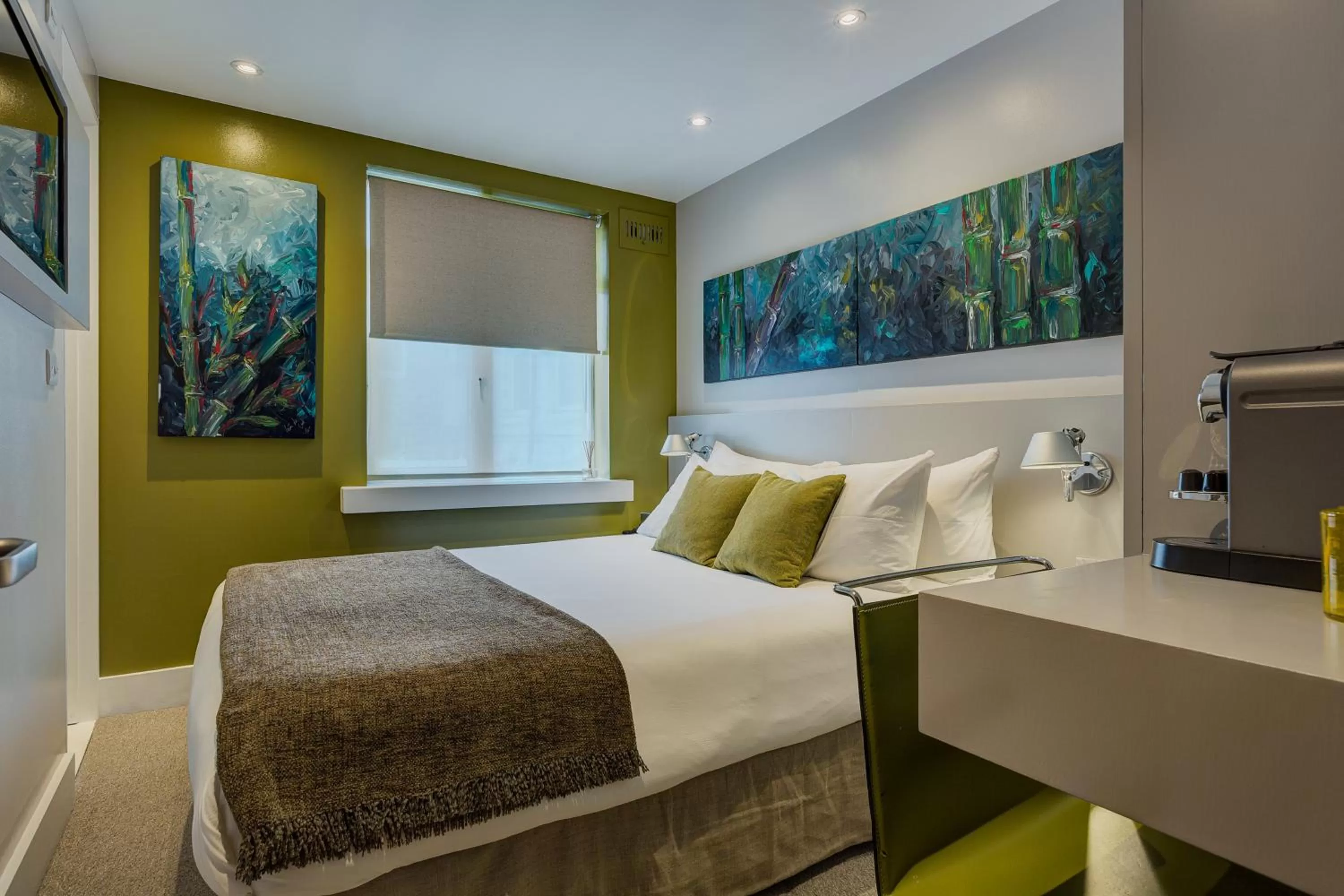 Bed in Hotel 55