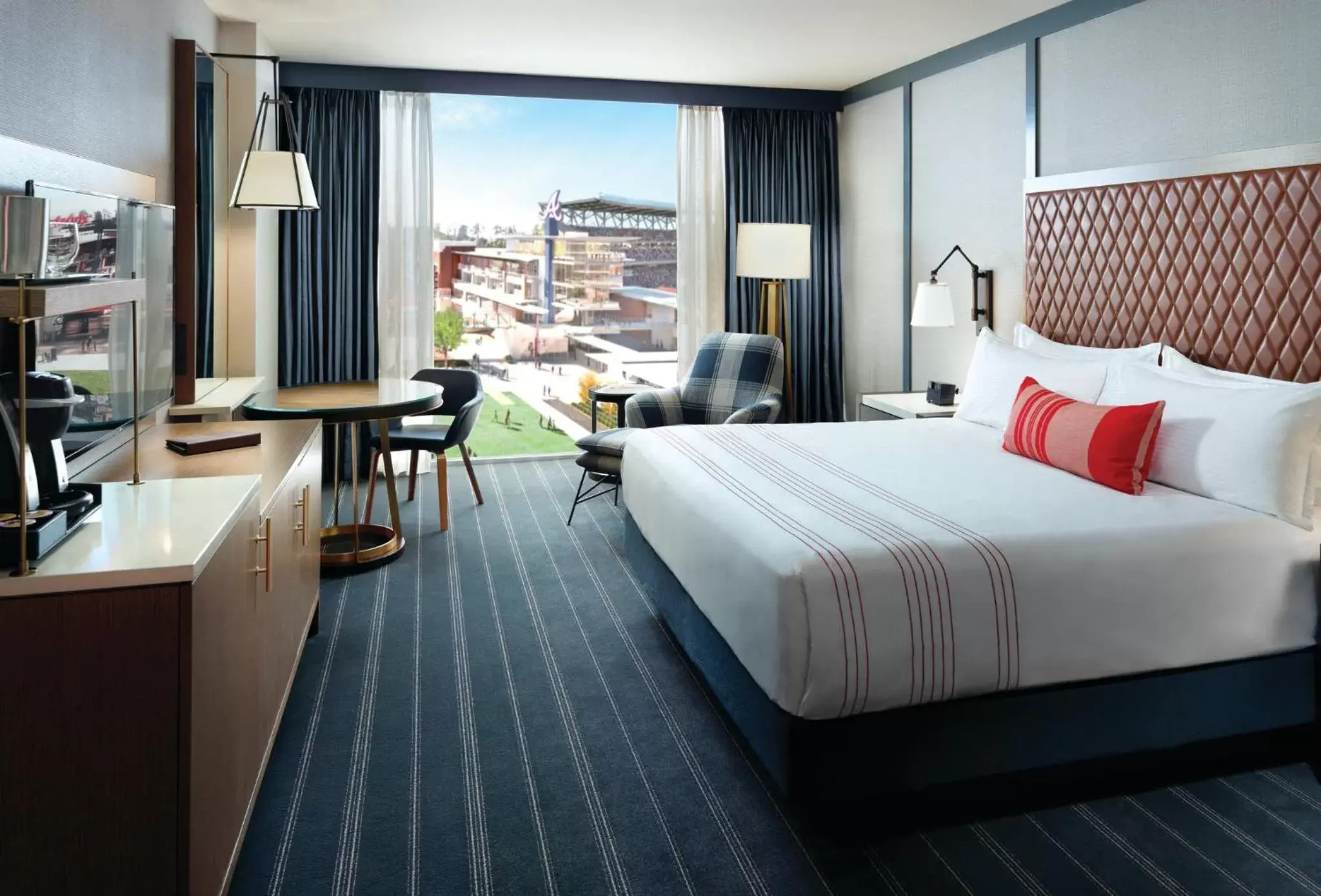 Photo of the whole room, Bed in Omni Hotel at the Battery Atlanta Photo of the whole room, Bed in Omni Hotel at the Battery Atlanta