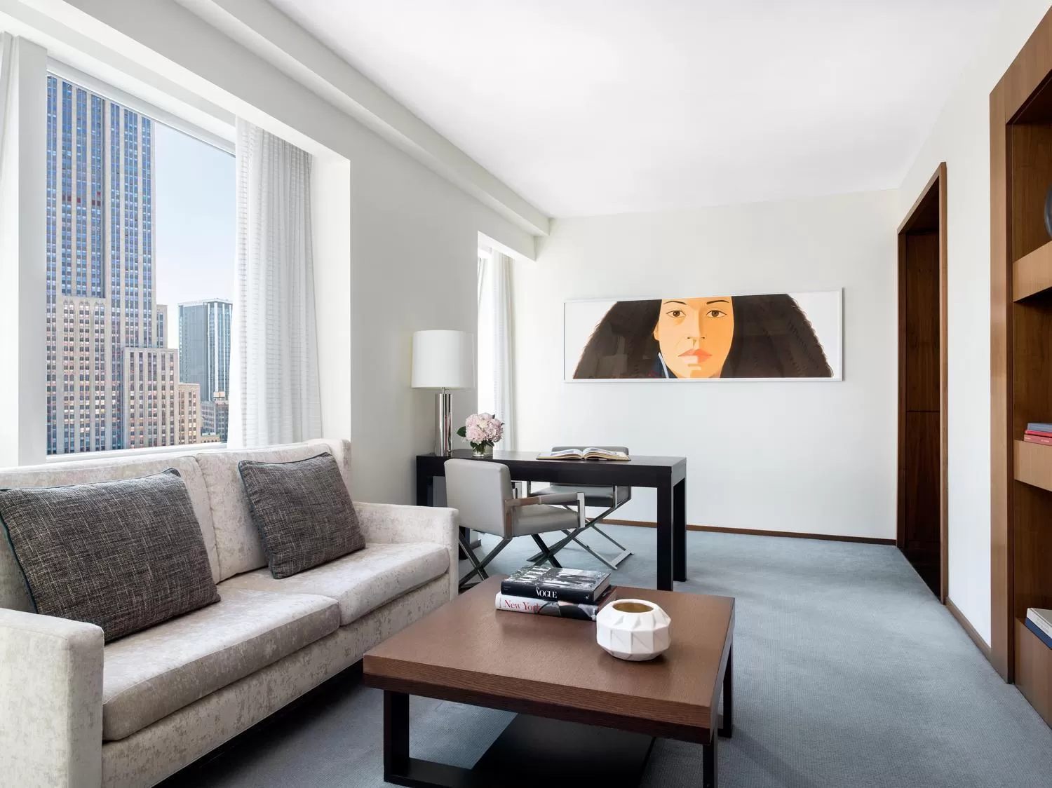 Living room in The Langham, New York, Fifth Avenue
