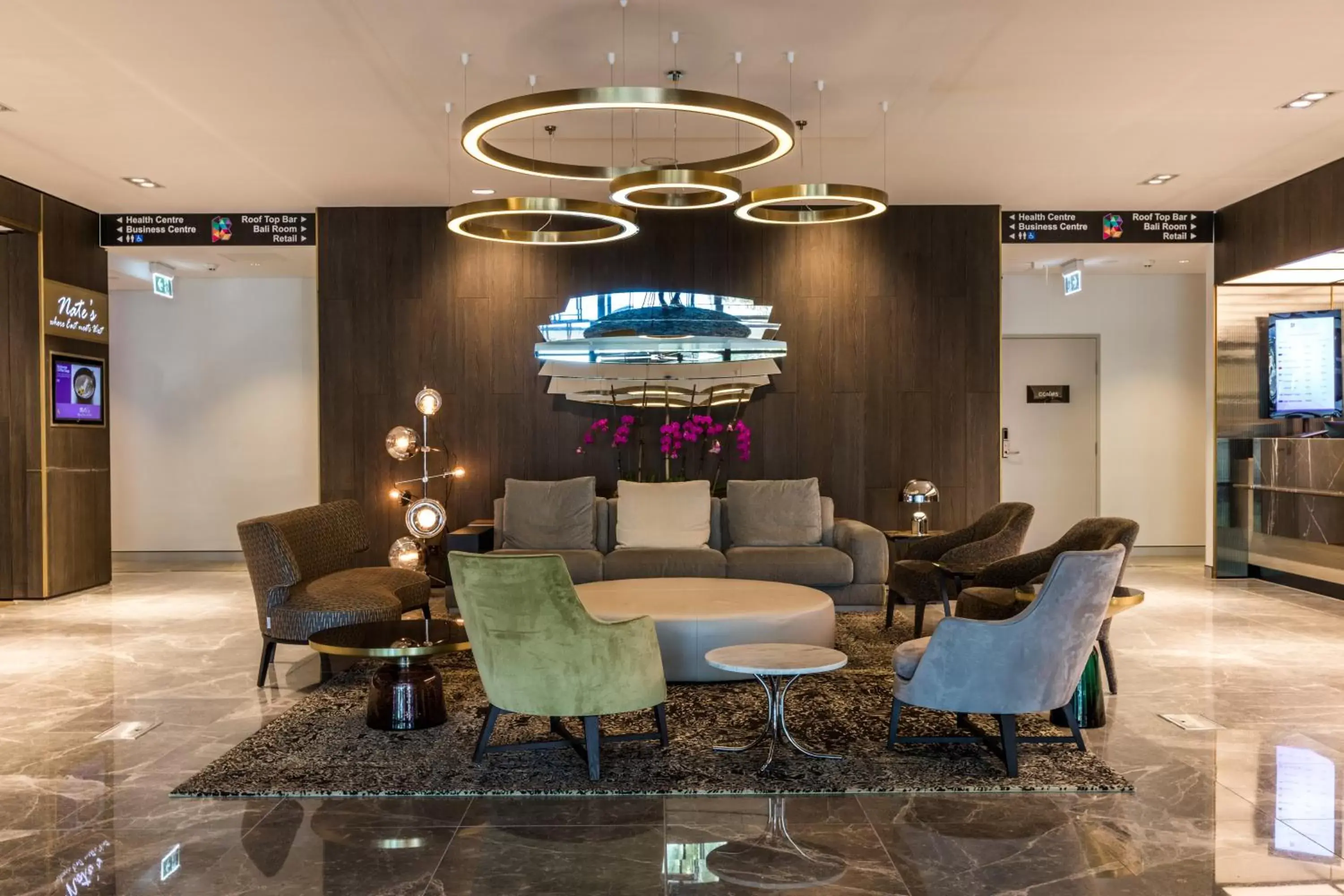 Lobby or reception in The Branksome Hotel & Residences Lobby or reception in The Branksome Hotel & Residences
