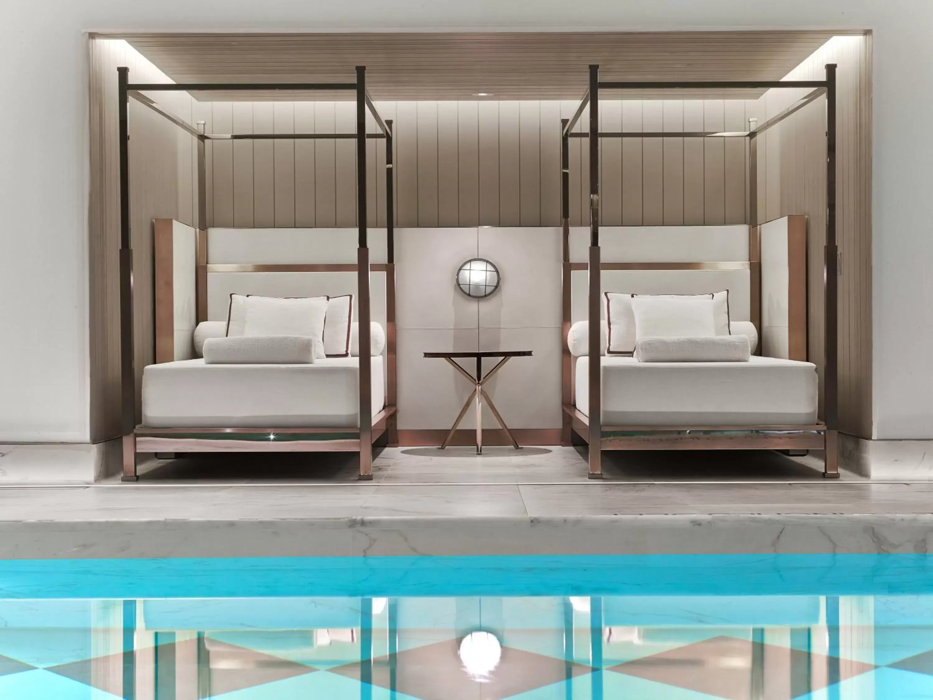 Swimming pool in Baccarat Hotel and Residences New York Swimming pool in Baccarat Hotel and Residences New York