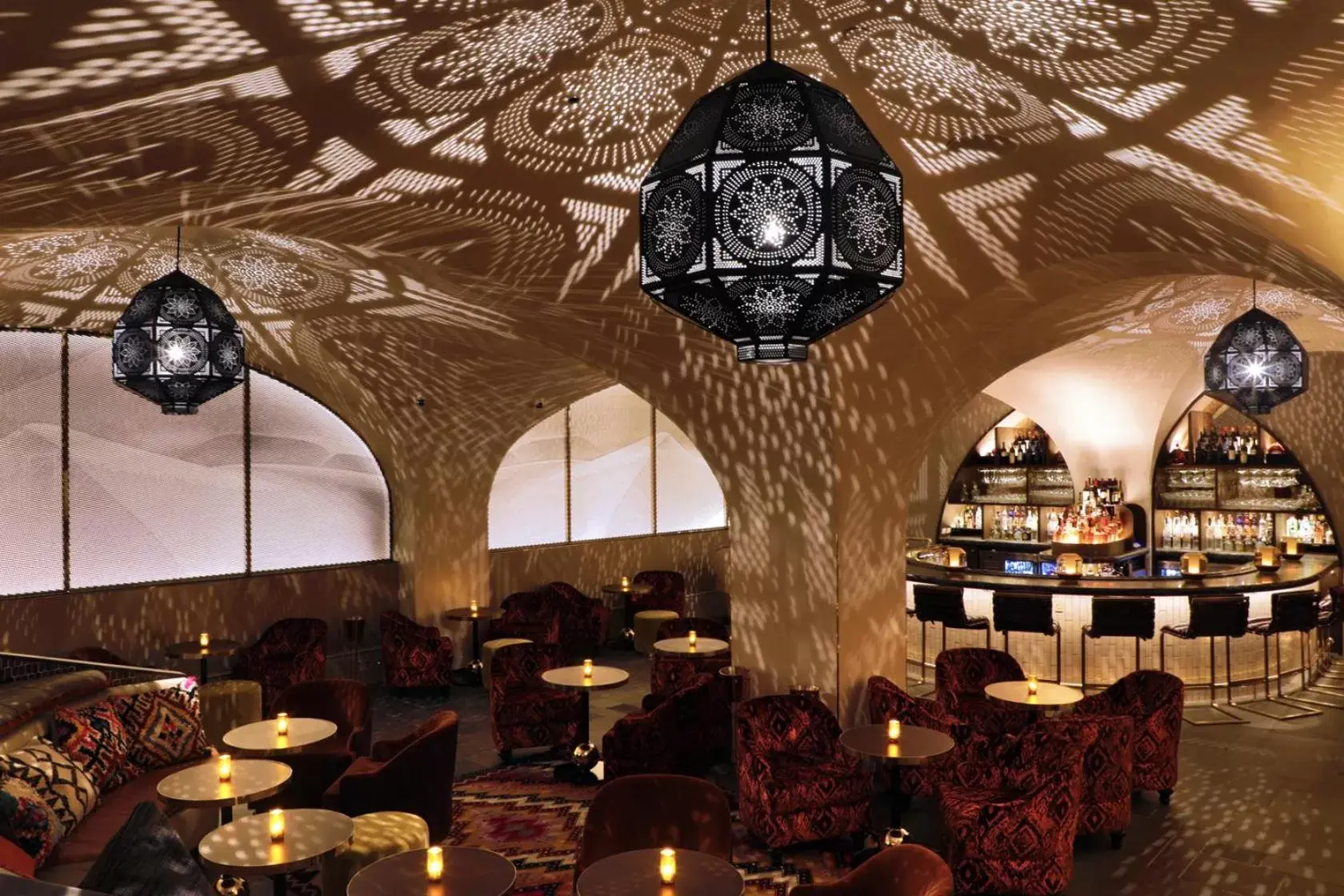 Lounge or bar in Bryant Park Hotel Lounge or bar in Bryant Park Hotel