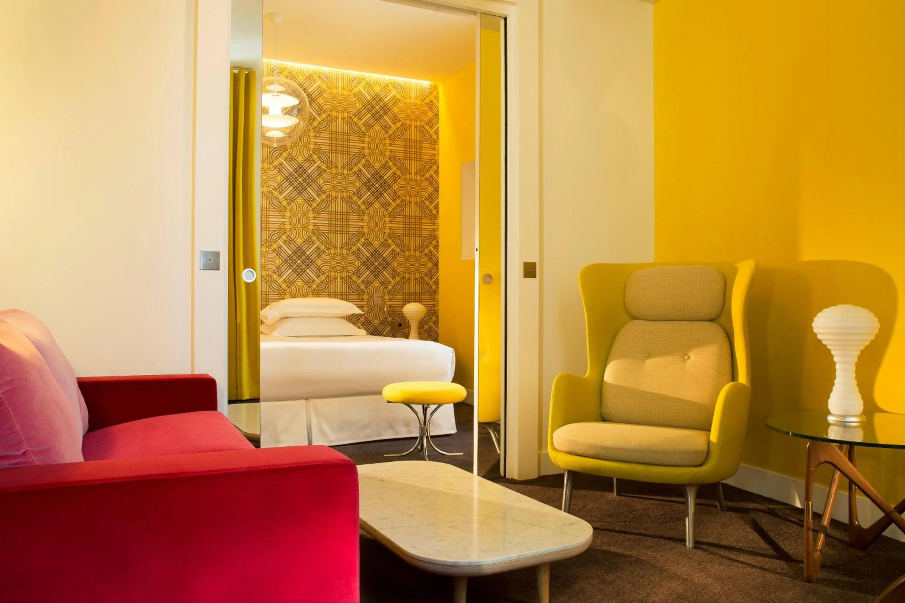 Bed in Hotel Dupond-Smith