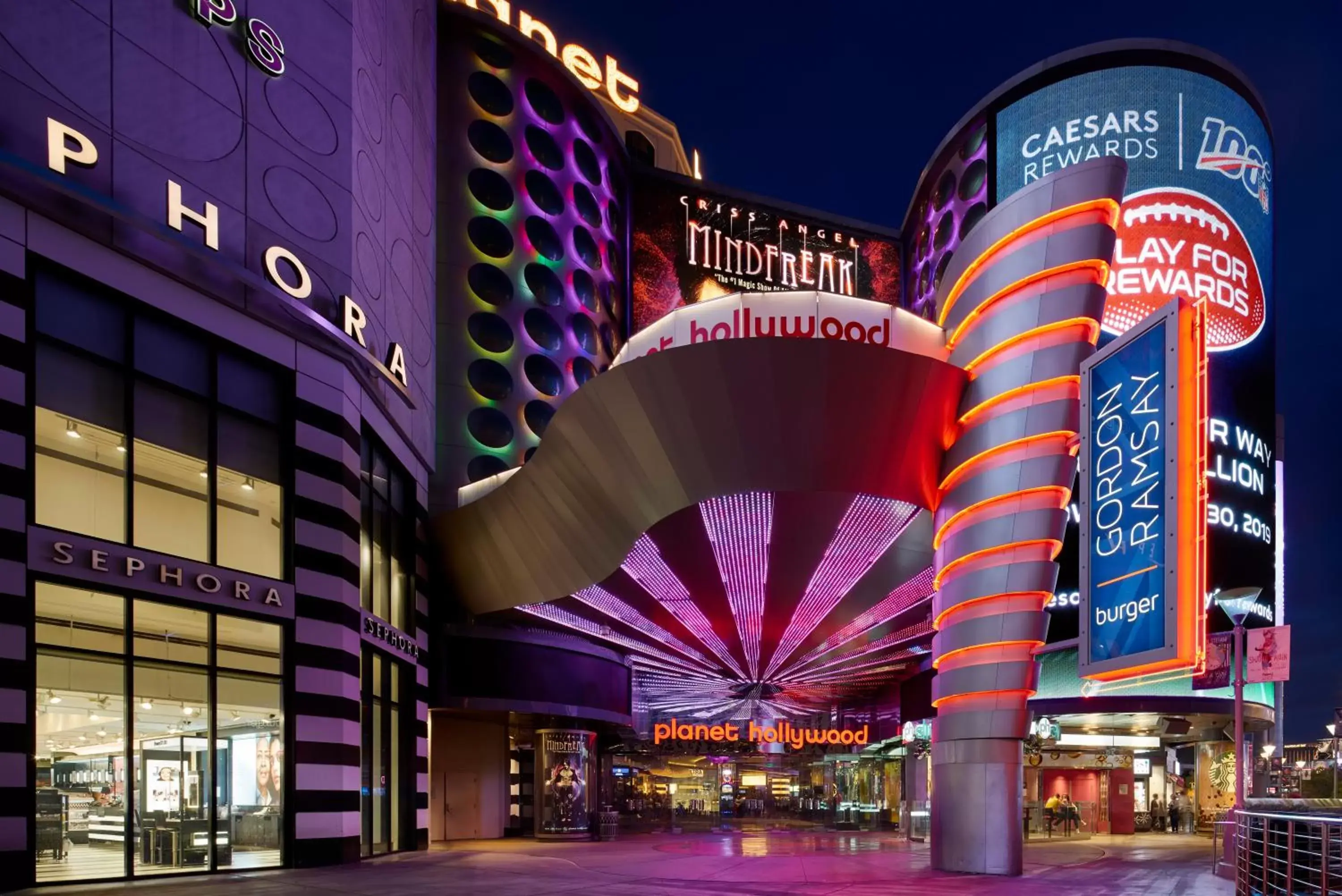 Facade/entrance in Planet Hollywood Resort & Casino Facade/entrance in Planet Hollywood Resort & Casino