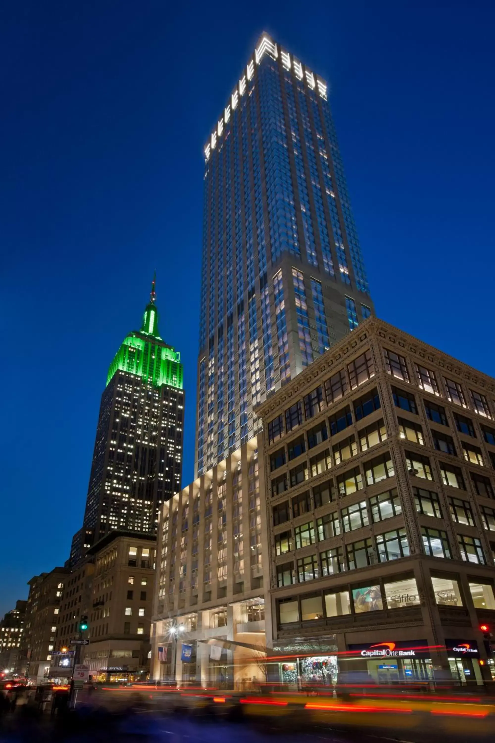 Facade/entrance in The Langham, New York, Fifth Avenue Facade/entrance in The Langham, New York, Fifth Avenue