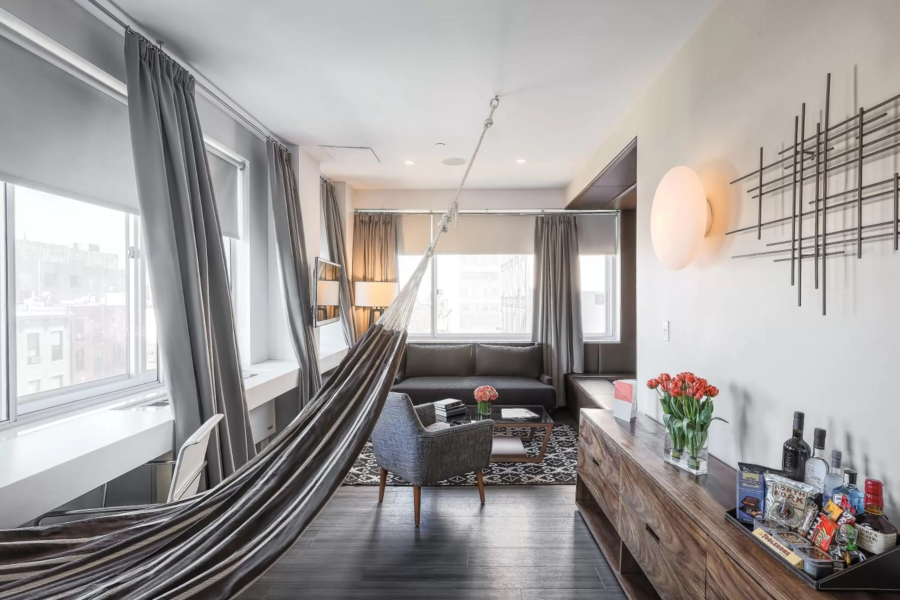Living room in NU Hotel