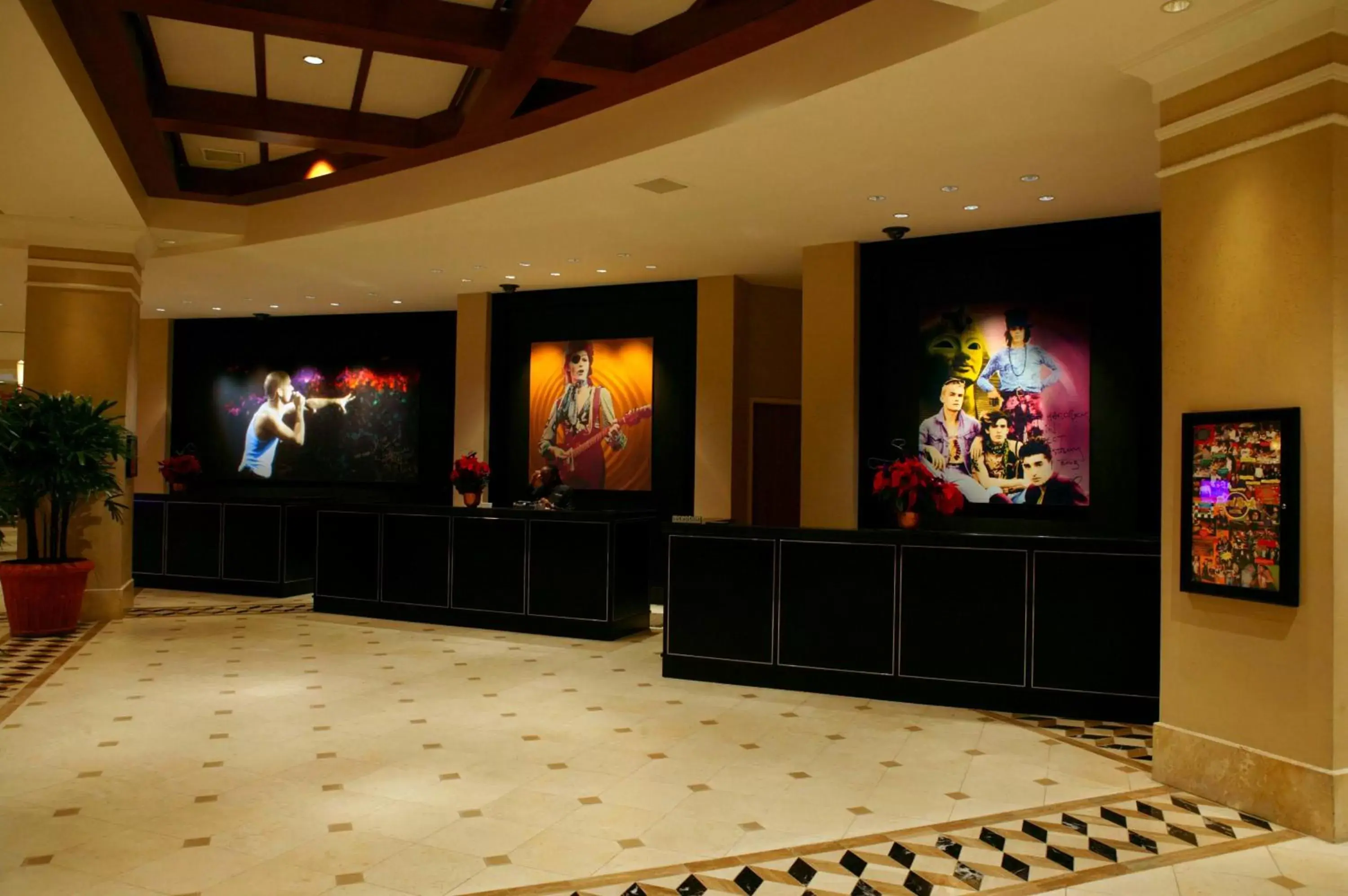 Lobby or reception in Universal's Hard Rock Hotel® Lobby or reception in Universal's Hard Rock Hotel®