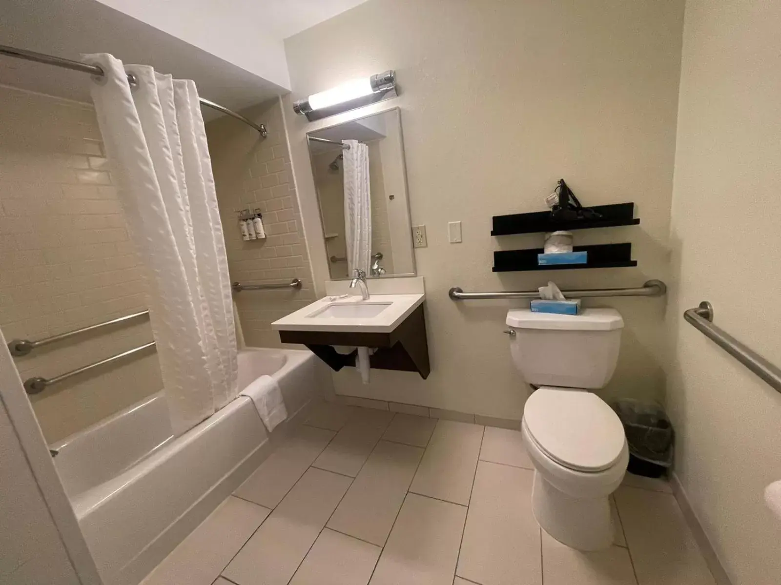 Shower in Candlewood Suites Secaucus by IHG Shower in Candlewood Suites Secaucus by IHG