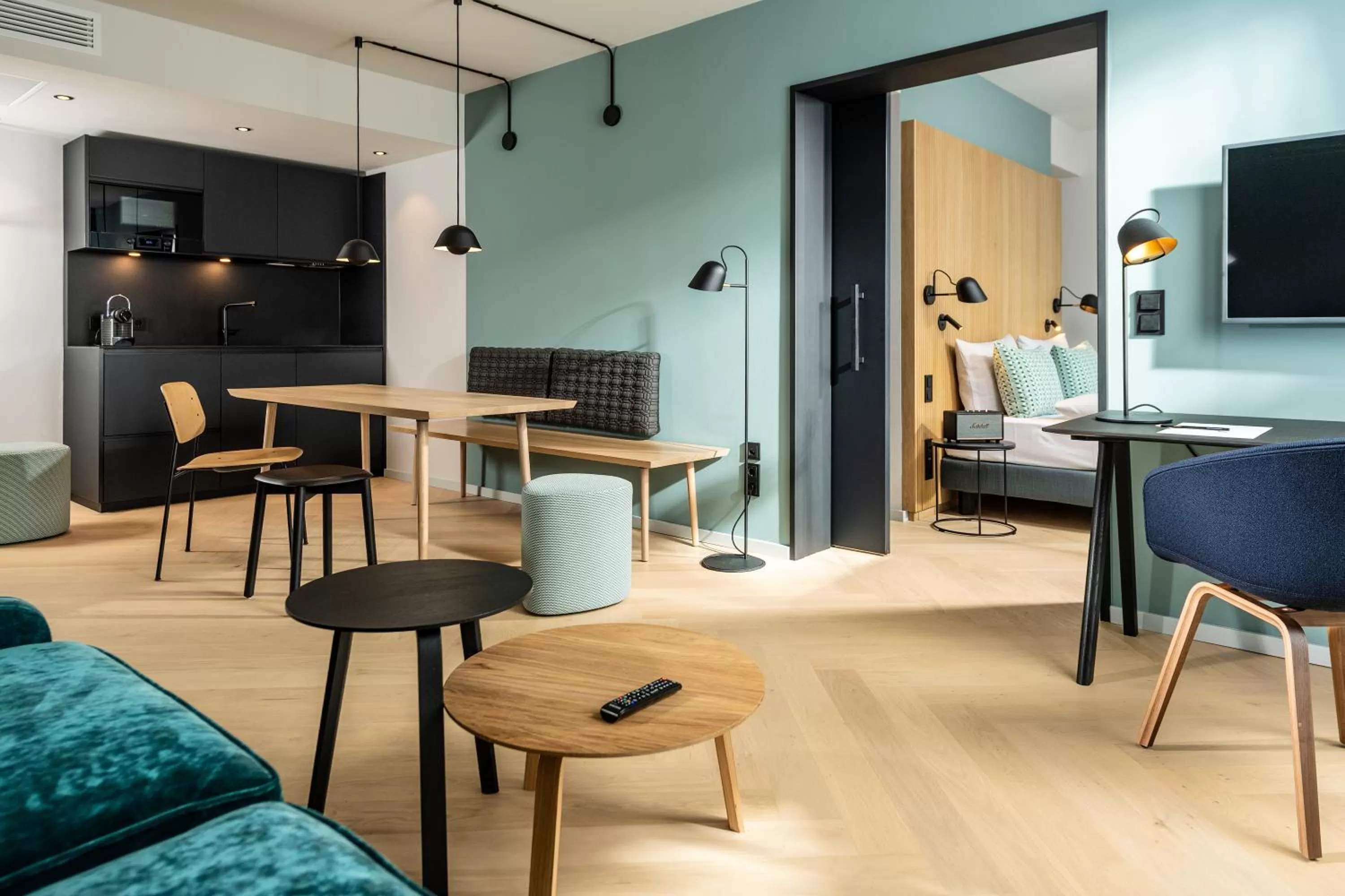Living room in Clipper Boardinghouse - Hamburg-Michel