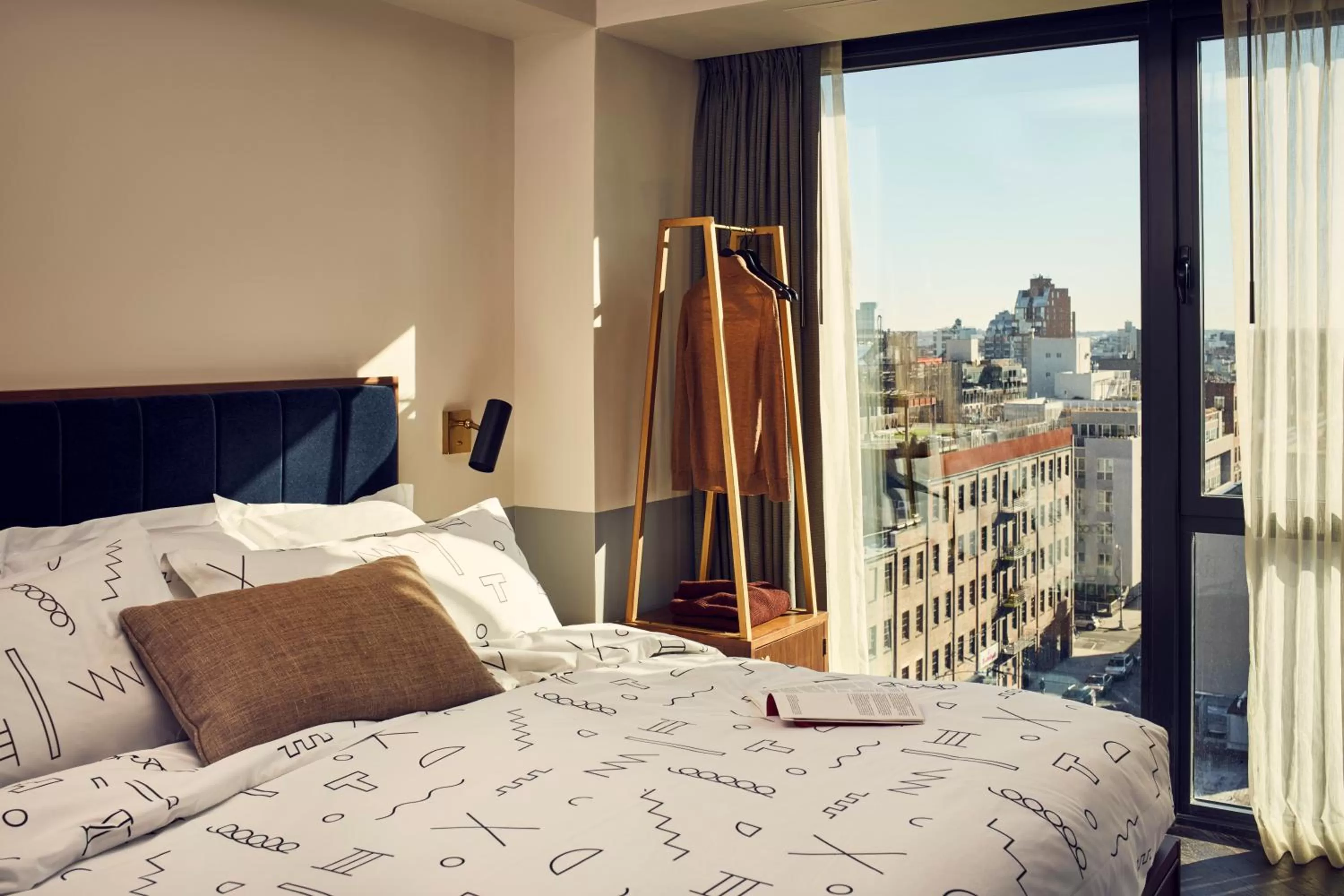 Photo of the whole room, Bed in The Hoxton, Williamsburg