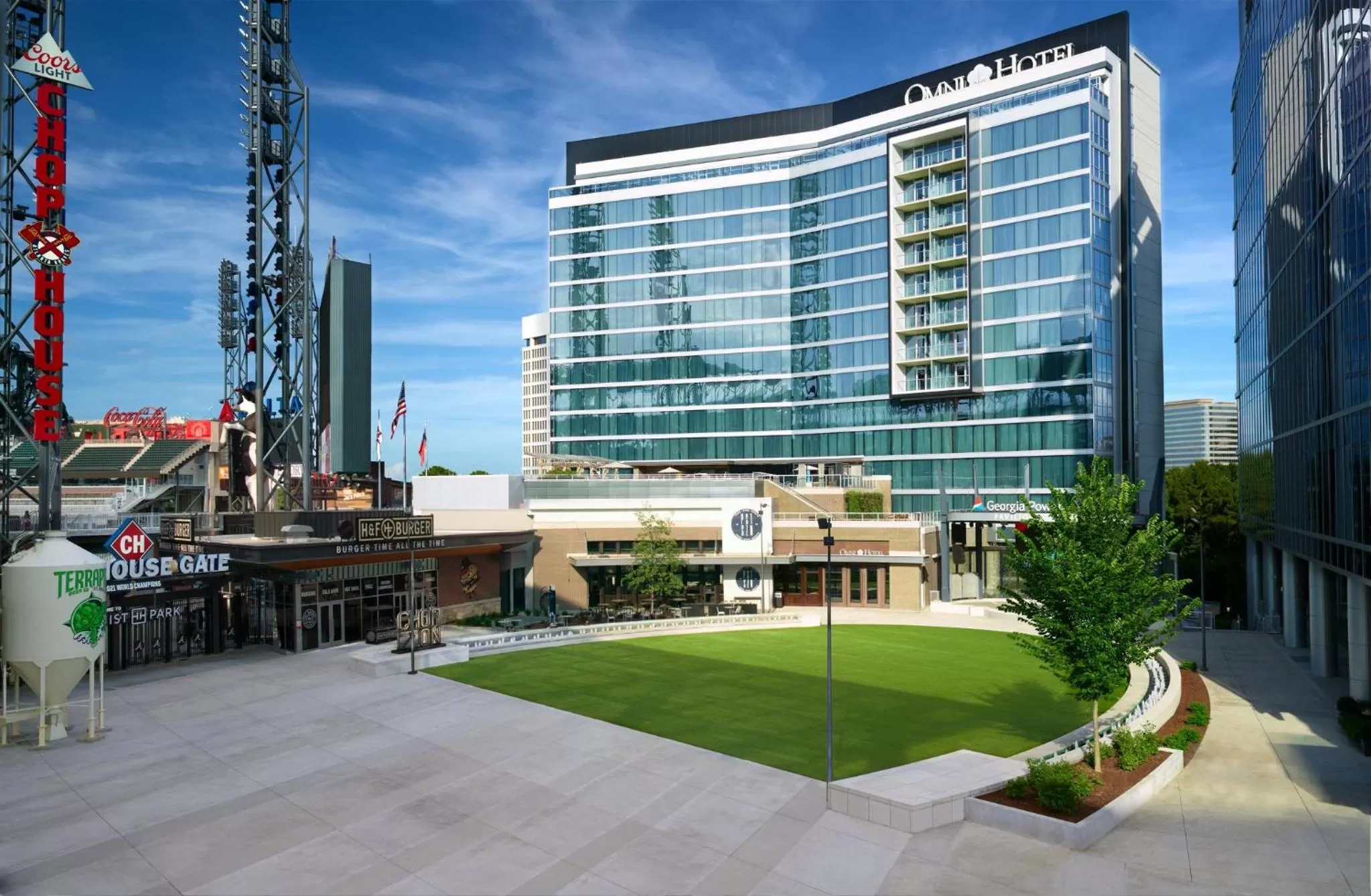 Property building in Omni Hotel at the Battery Atlanta