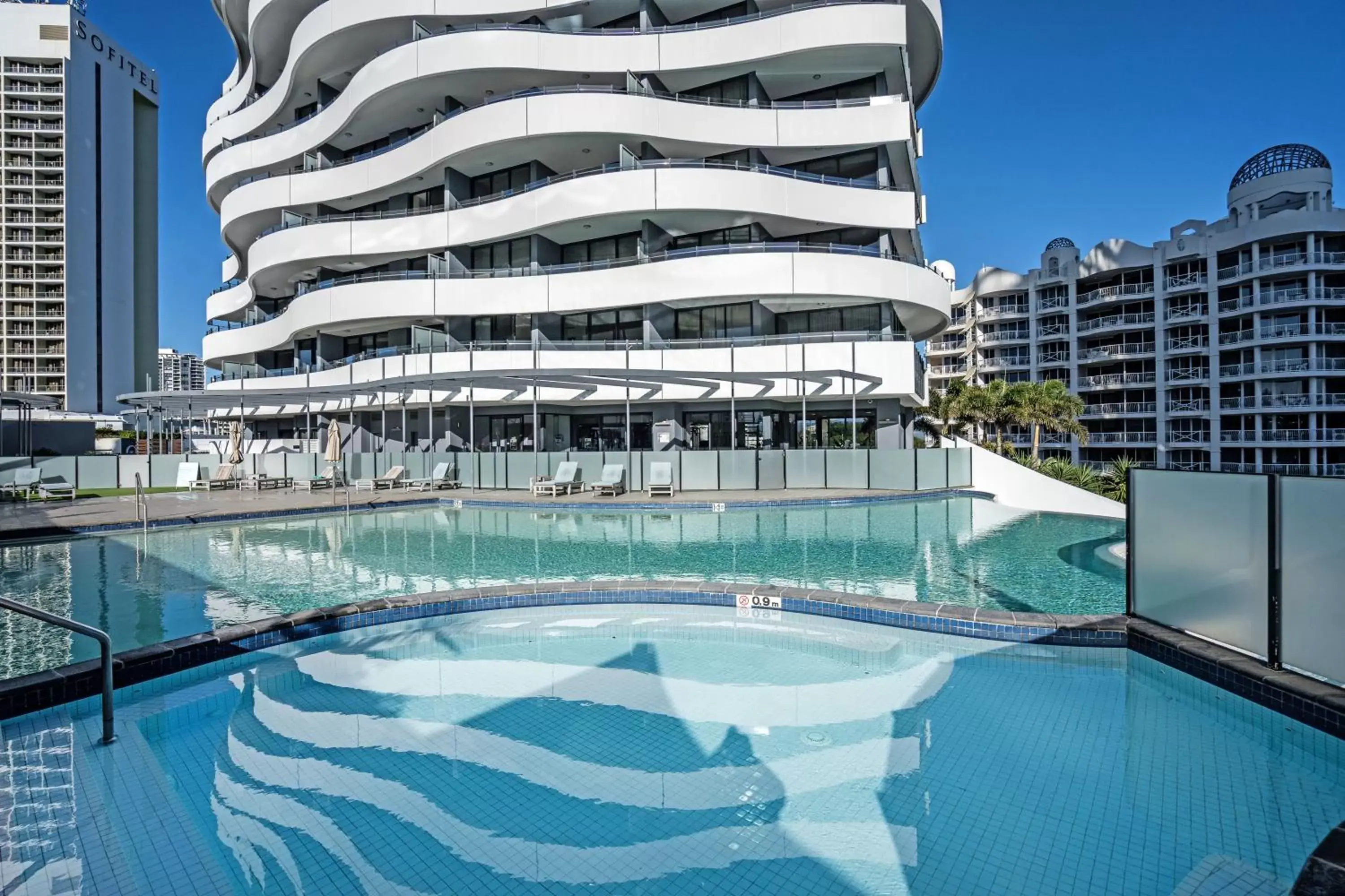 Swimming pool in The Wave Resort Swimming pool in The Wave Resort