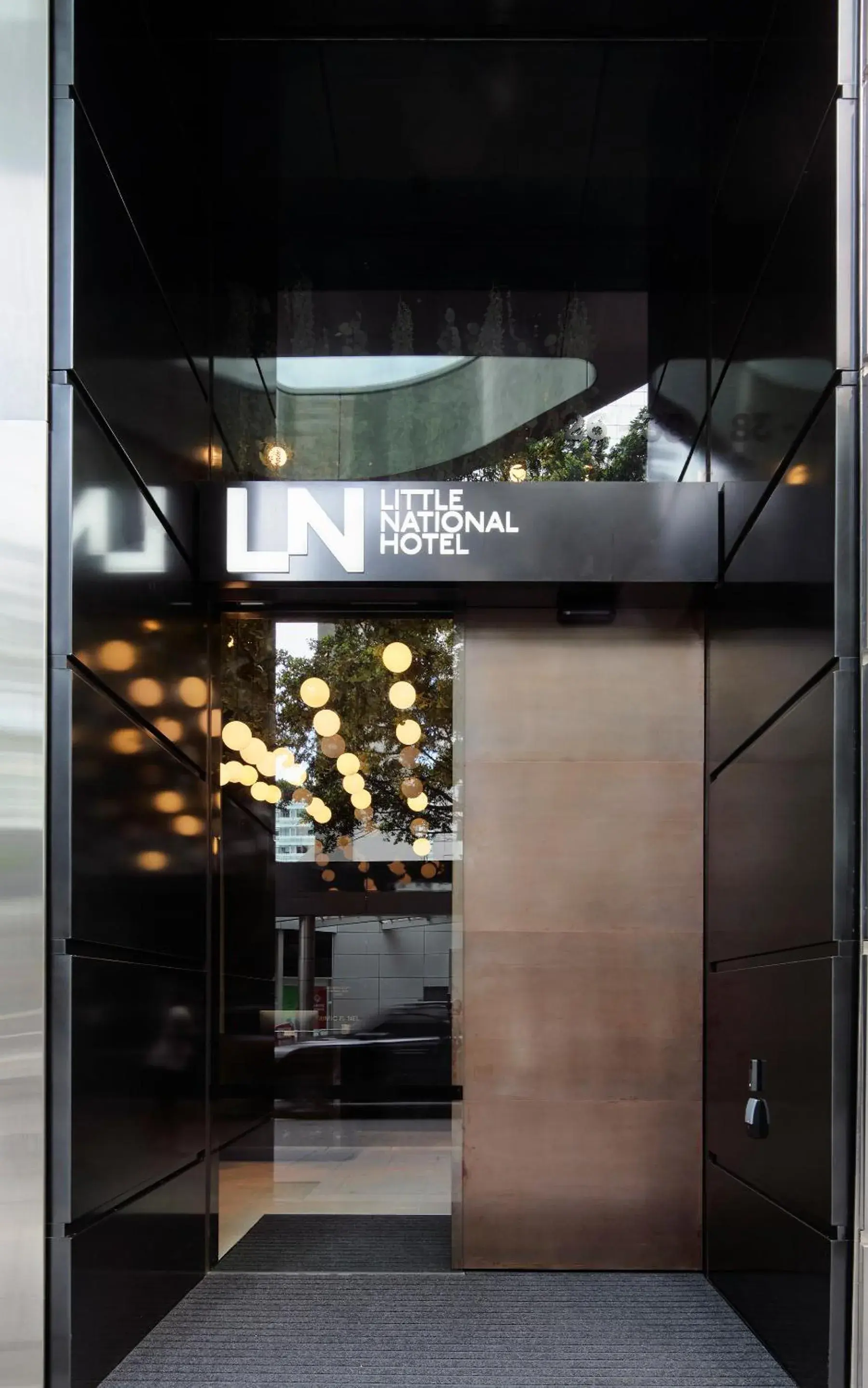 Facade/entrance in Little National Hotel Sydney Facade/entrance in Little National Hotel Sydney
