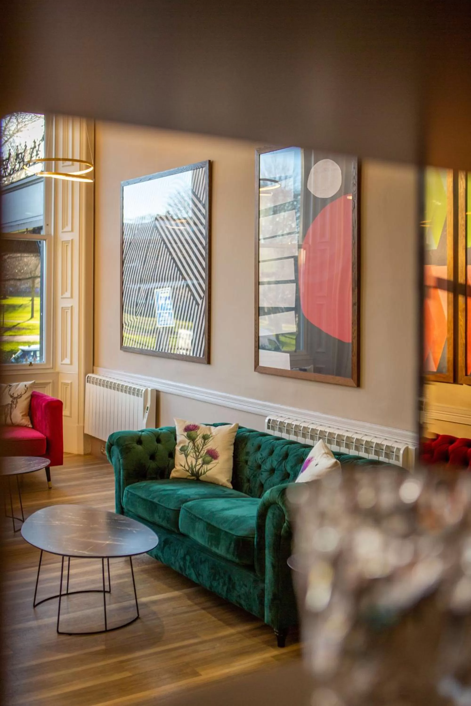 Lobby or reception in Bruntsfield Hotel