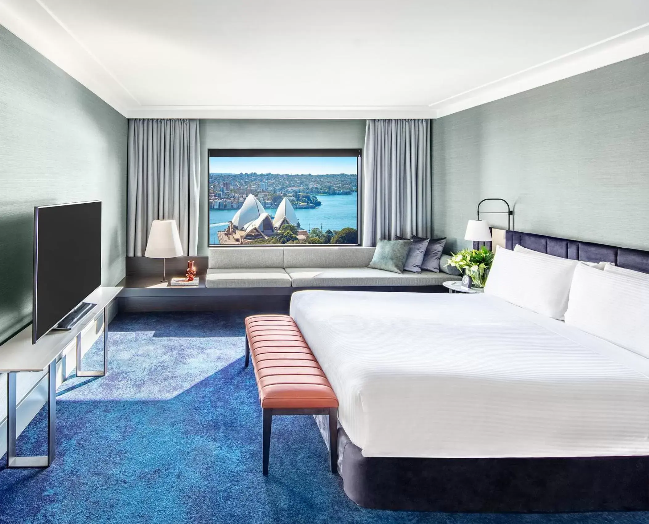 View (from property/room), Bed in InterContinental Sydney by IHG View (from property/room), Bed in InterContinental Sydney by IHG