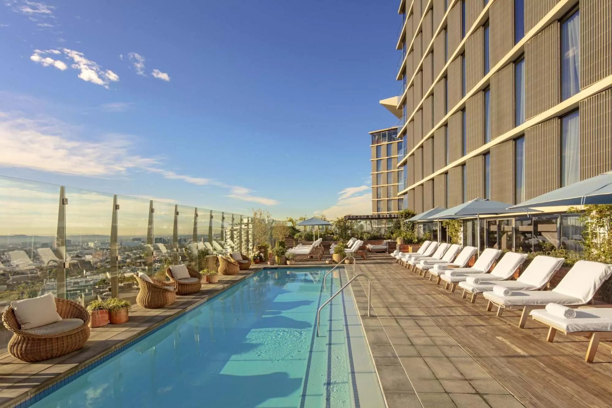 Swimming pool in 1 Hotel West Hollywood